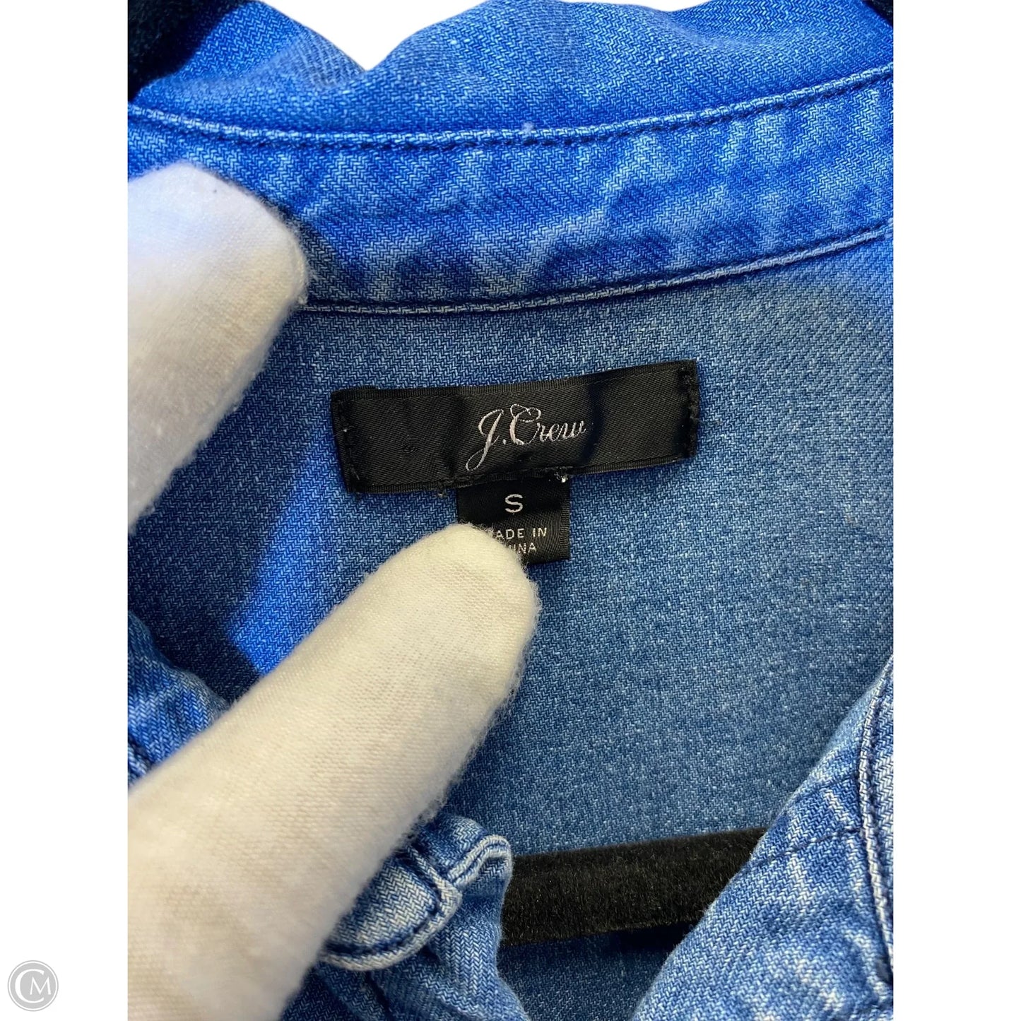 Dress Casual Midi By J. Crew In Blue Denim, Size: S