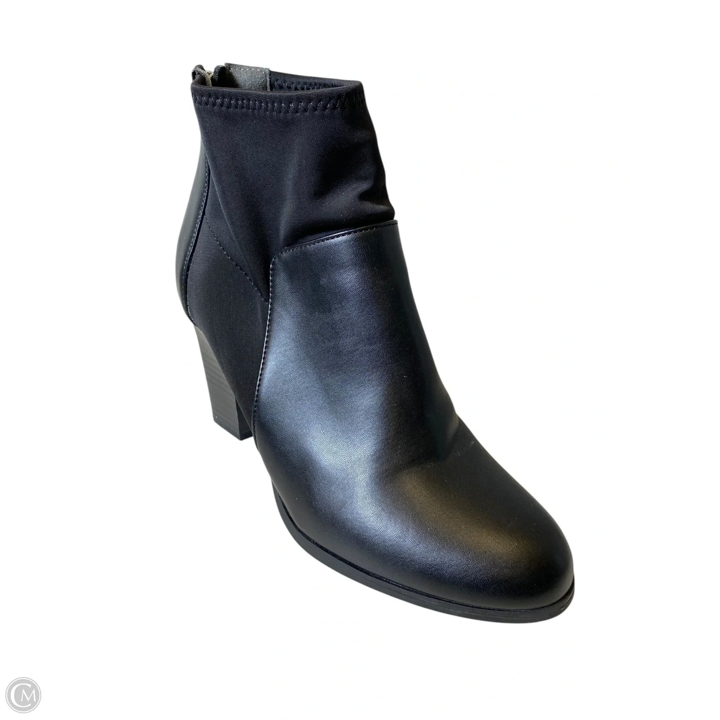 Boots Ankle Heels By Adrienne Vittadini In Black, Size: 9