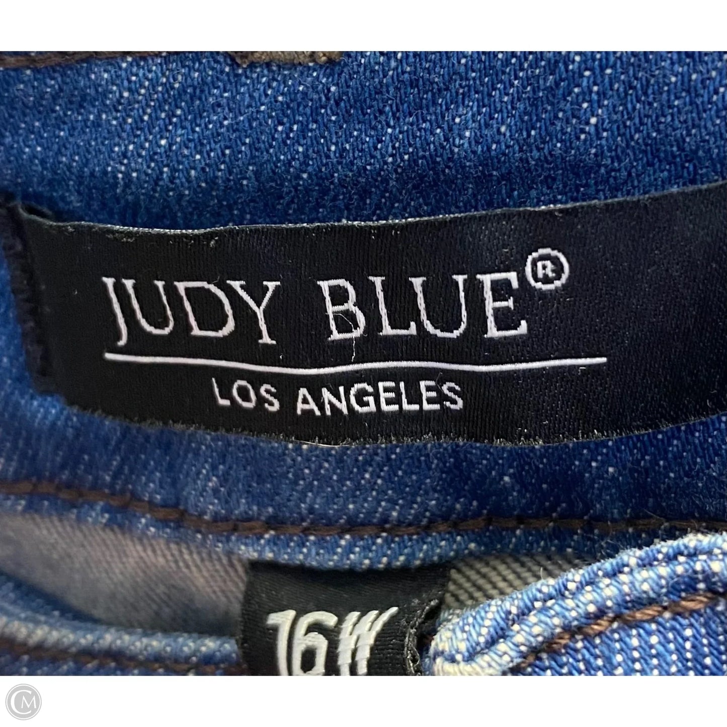 Jeans Boyfriend By Judy Blue In Blue Denim, Size: 16