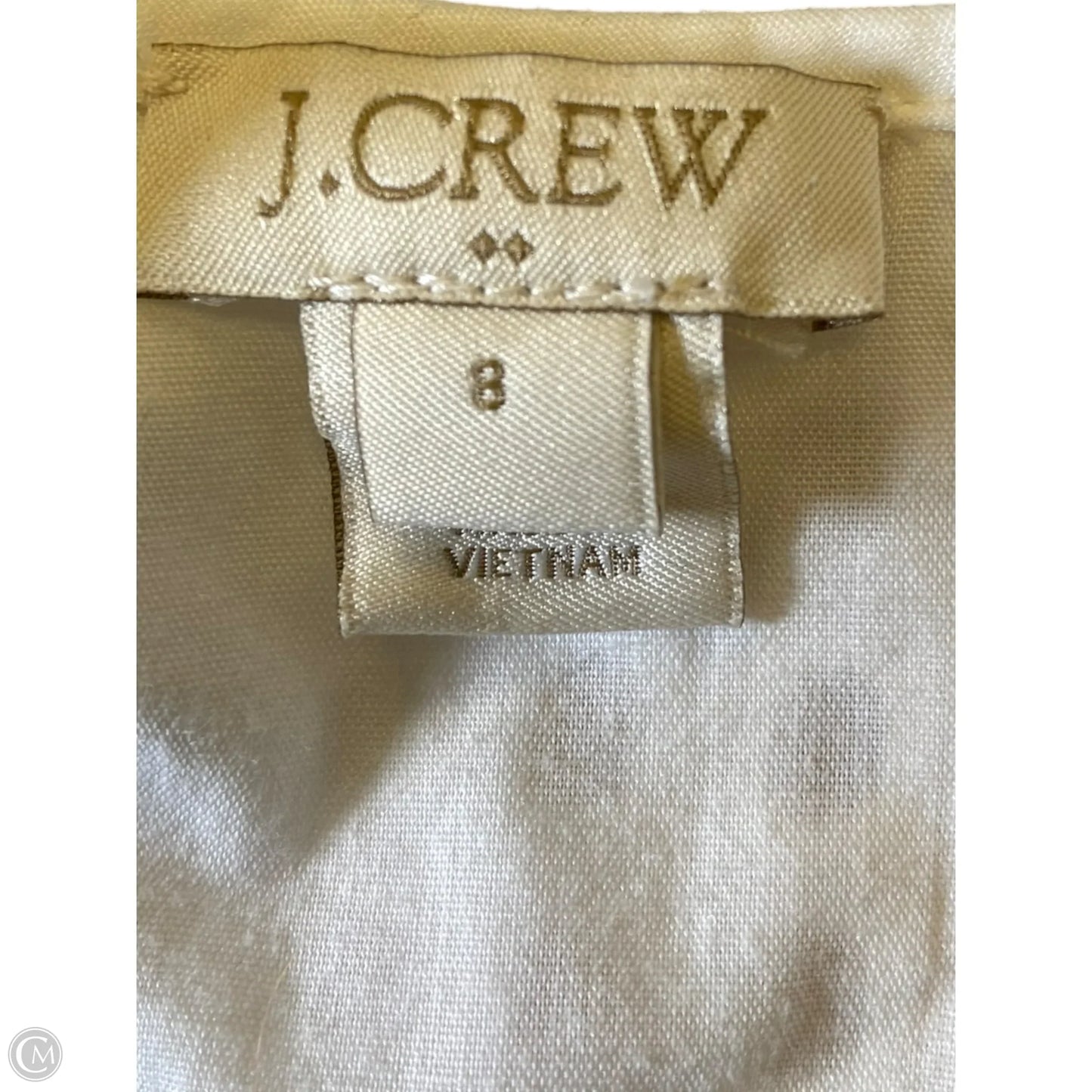 Dress Casual Midi By J. Crew In White, Size: 8