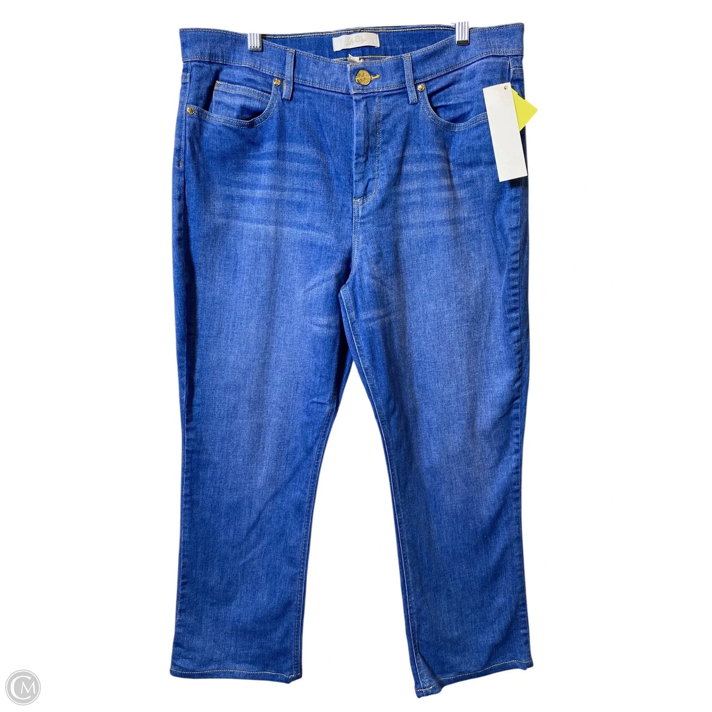 Jeans Designer By Lilly Pulitzer In Blue Denim, Size: 14