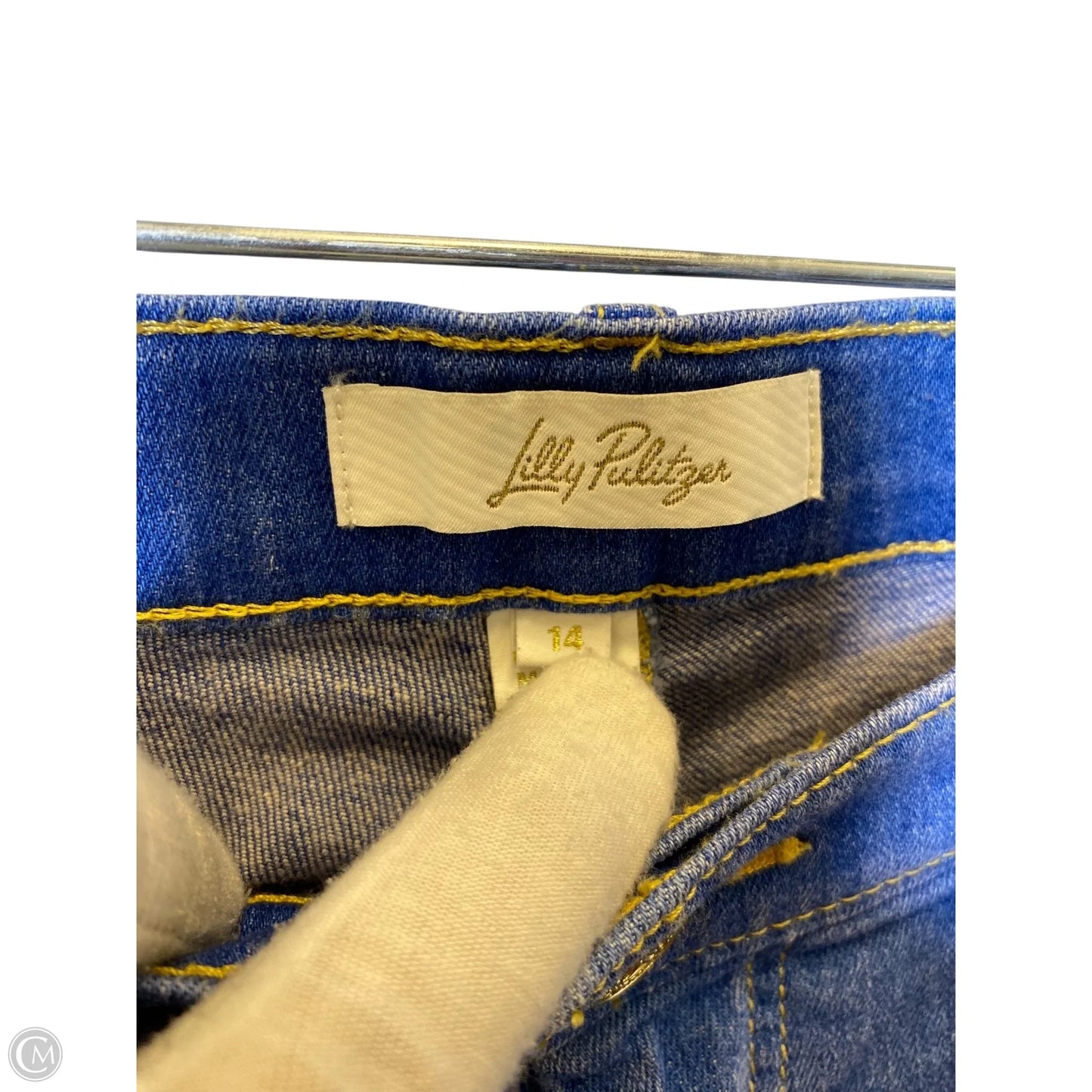 Jeans Designer By Lilly Pulitzer In Blue Denim, Size: 14