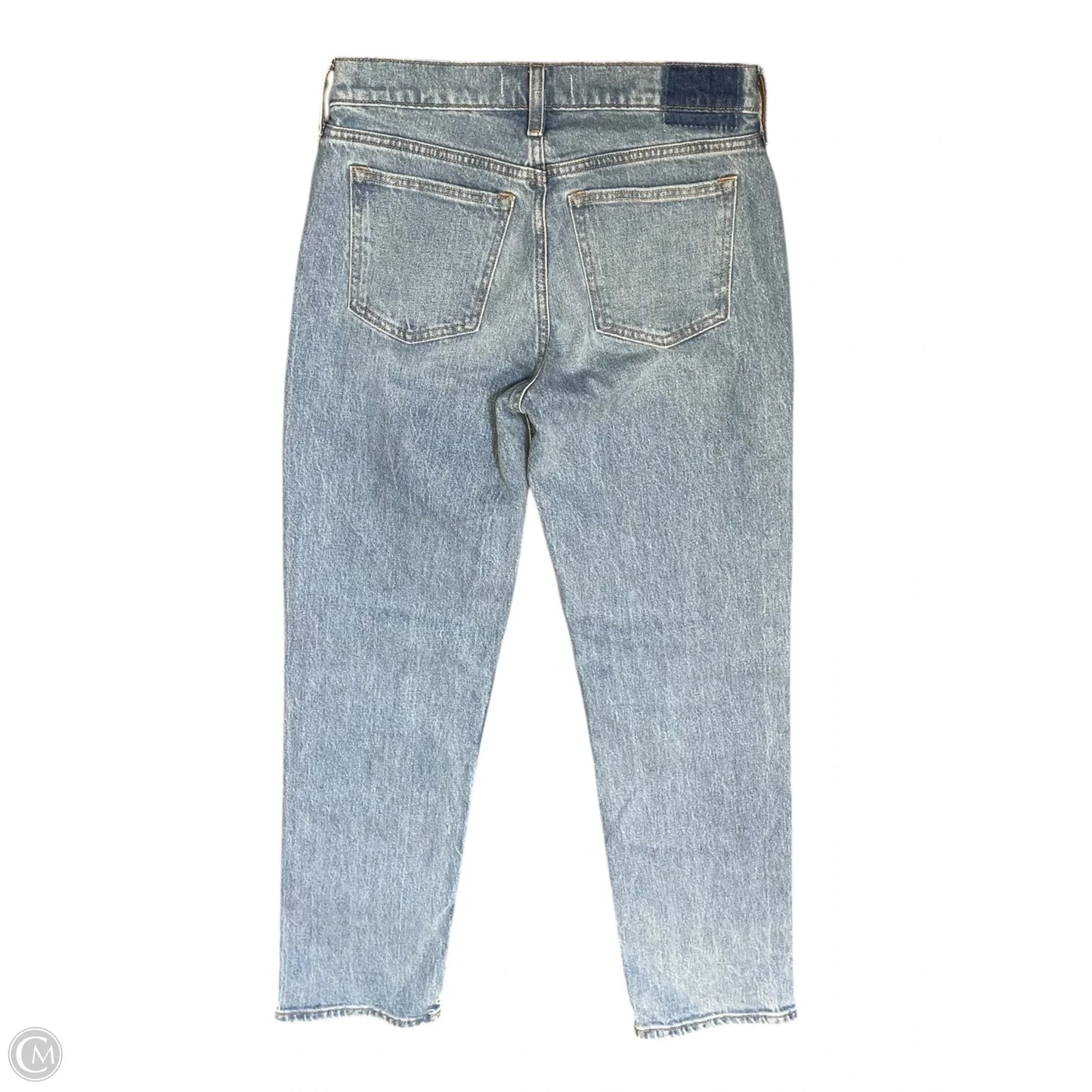Jeans Straight By Abercrombie And Fitch In Blue Denim, Size: 4