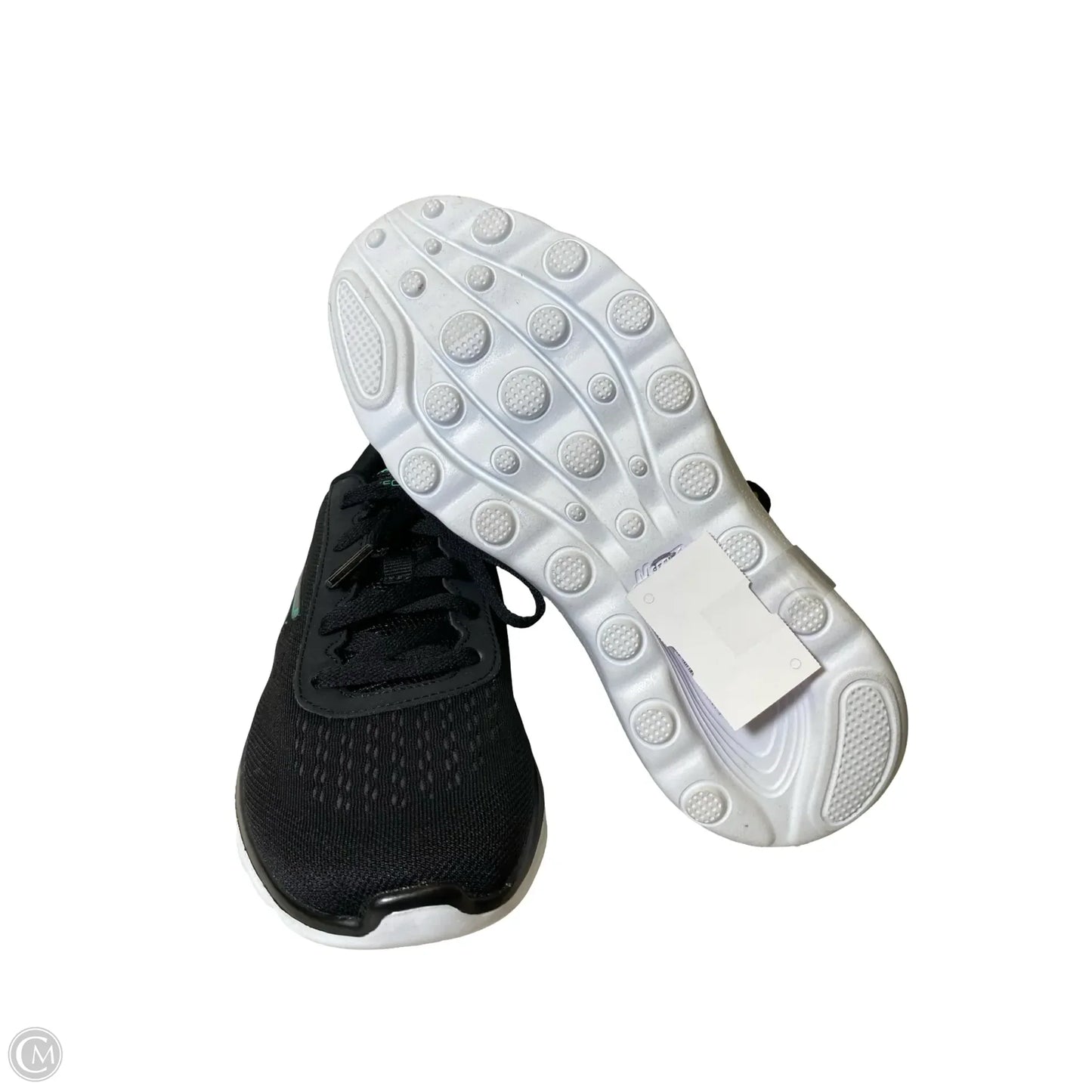 Shoes Athletic By Skechers In Black & Blue, Size: 8.5