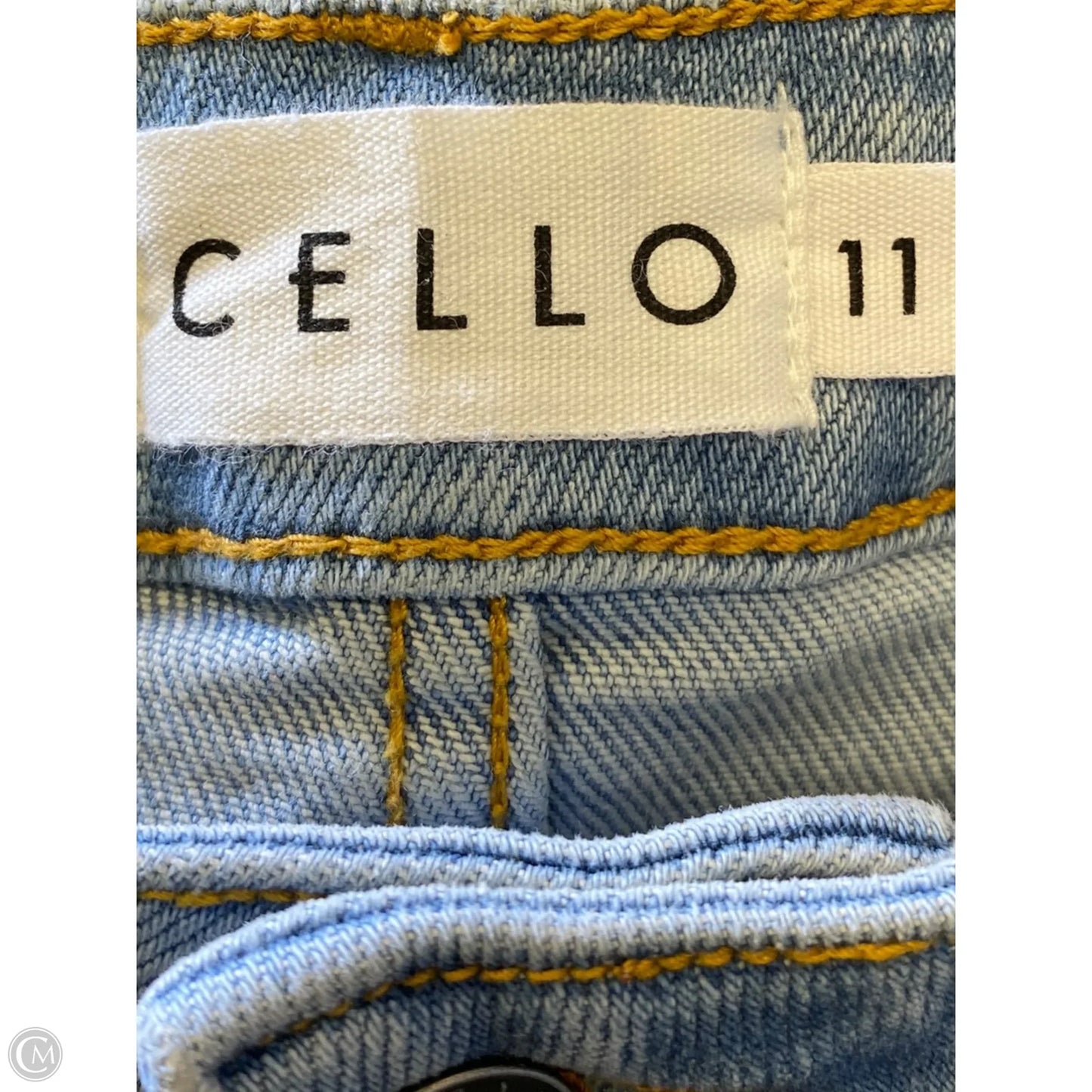 Jeans Boot Cut By Cello In Blue Denim, Size: 12