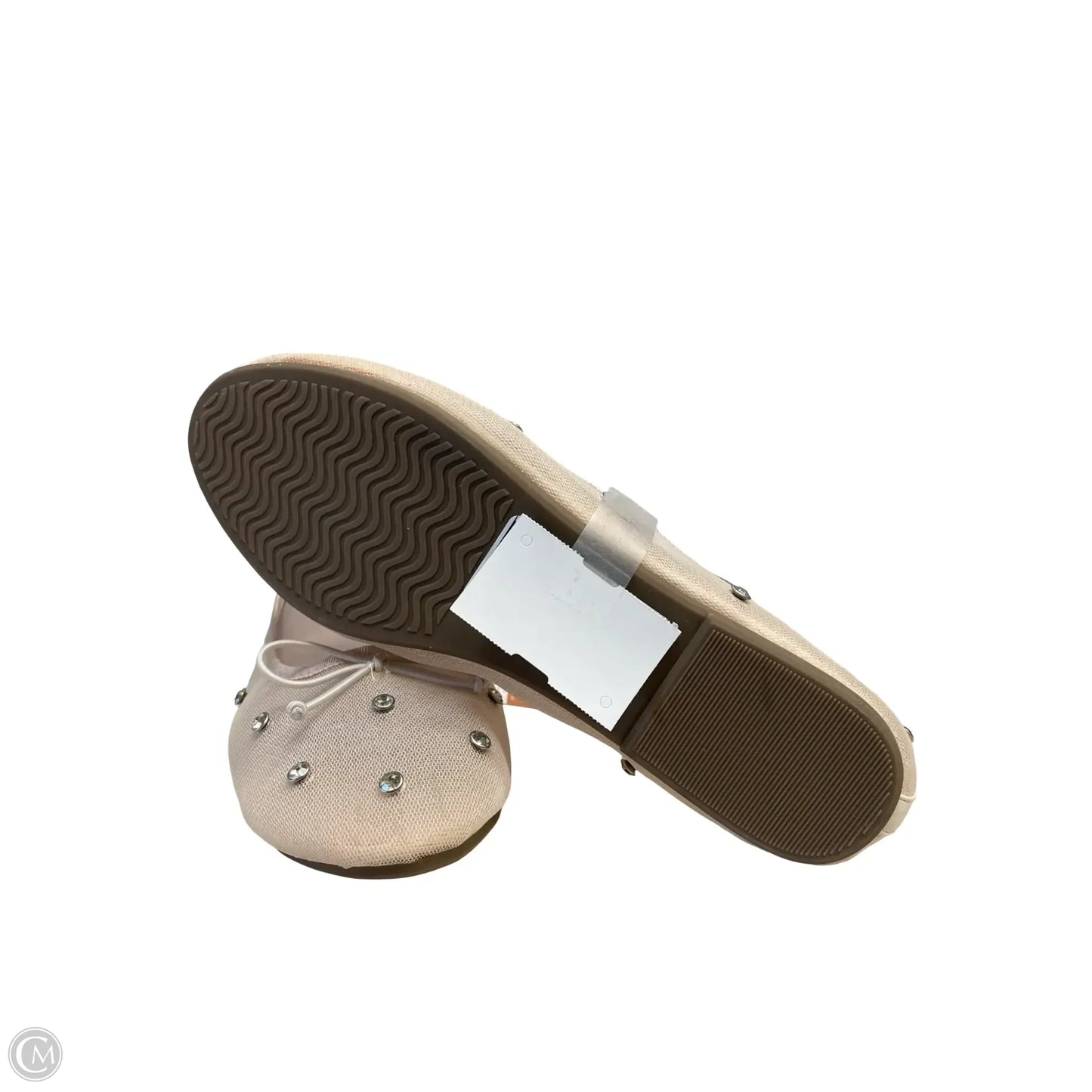 Shoes Flats By Clothes Mentor In Beige, Size: 8