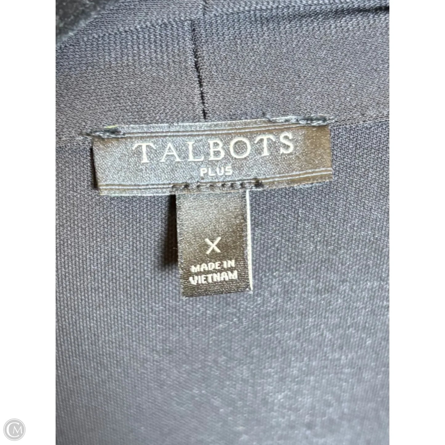 Cardigan By Talbots In Black, Size: Xl