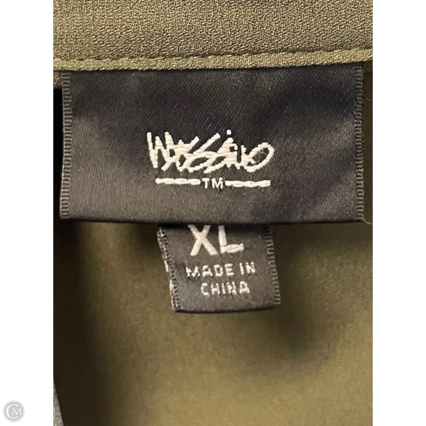 Blouse Long Sleeve By Mossimo In Green, Size: Xl