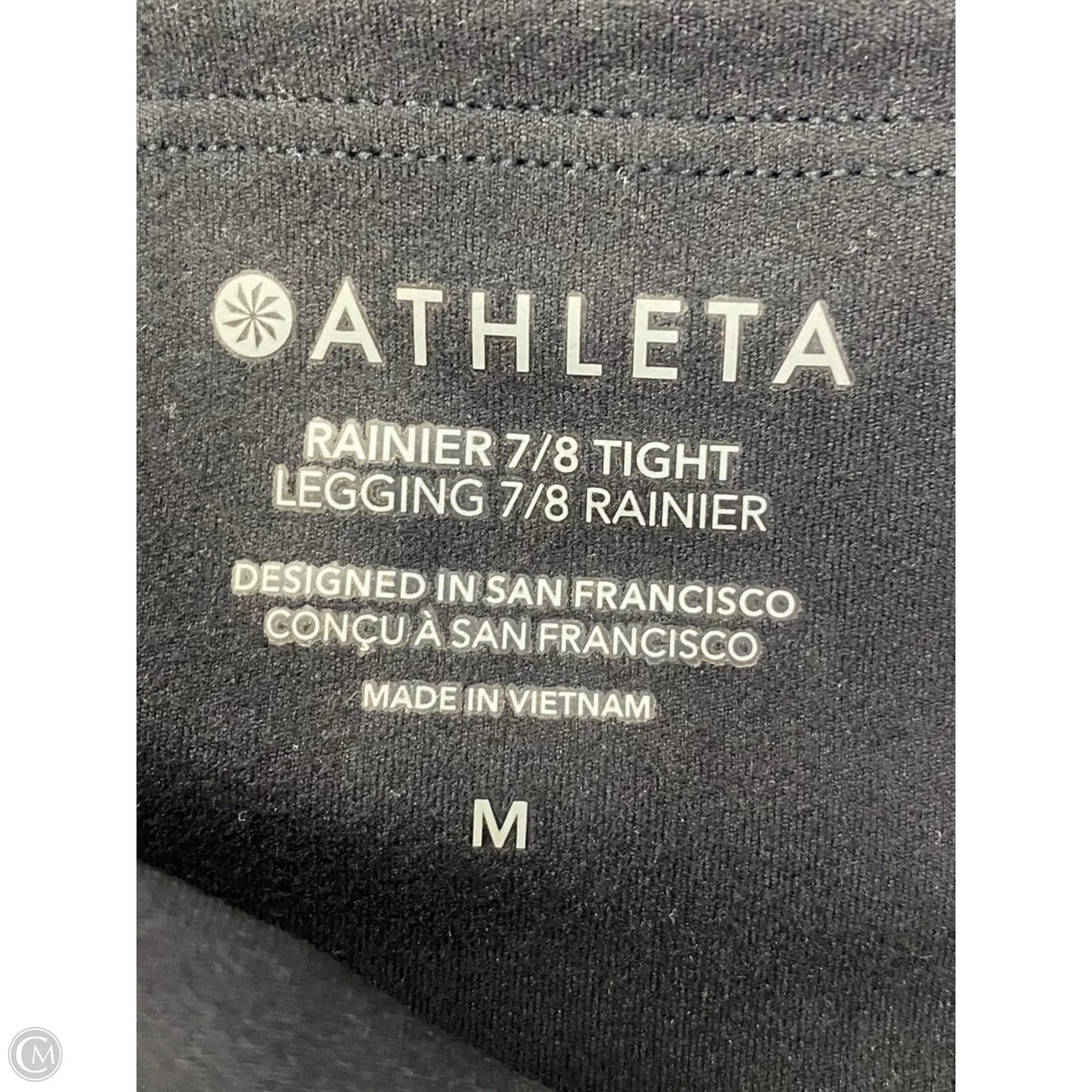 Athletic Capris By Athleta In Black, Size: M