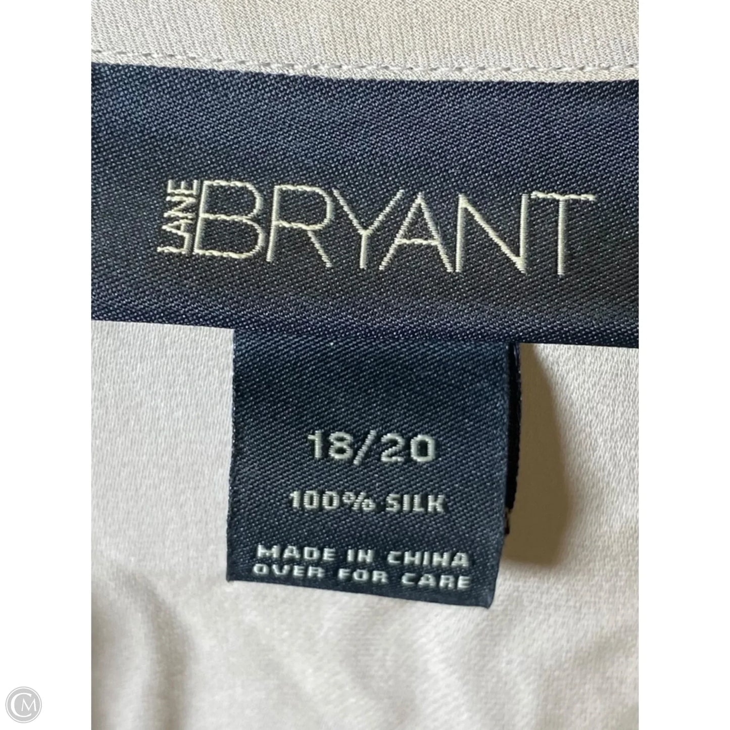 Blouse Long Sleeve By Lane Bryant In Tan, Size: 2x