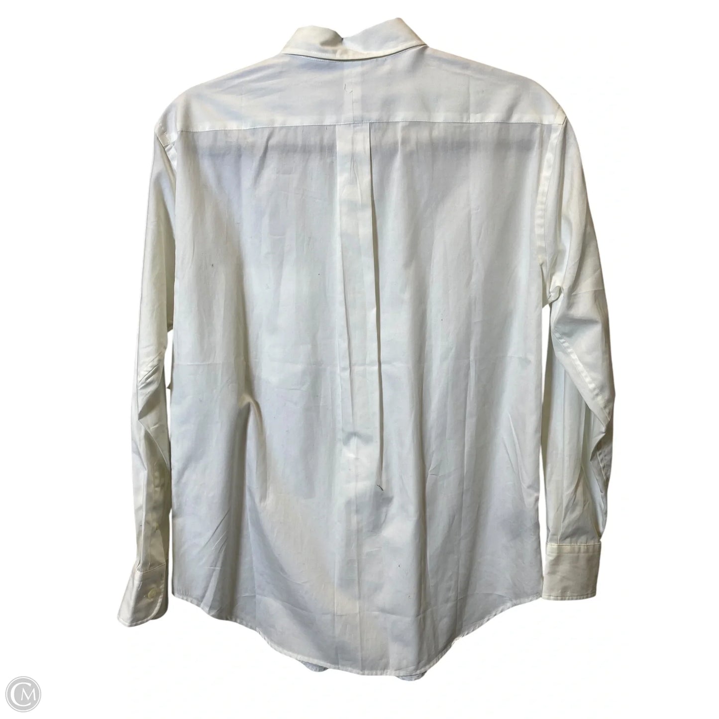 Blouse Long Sleeve By Ralph Lauren In White, Size: 6
