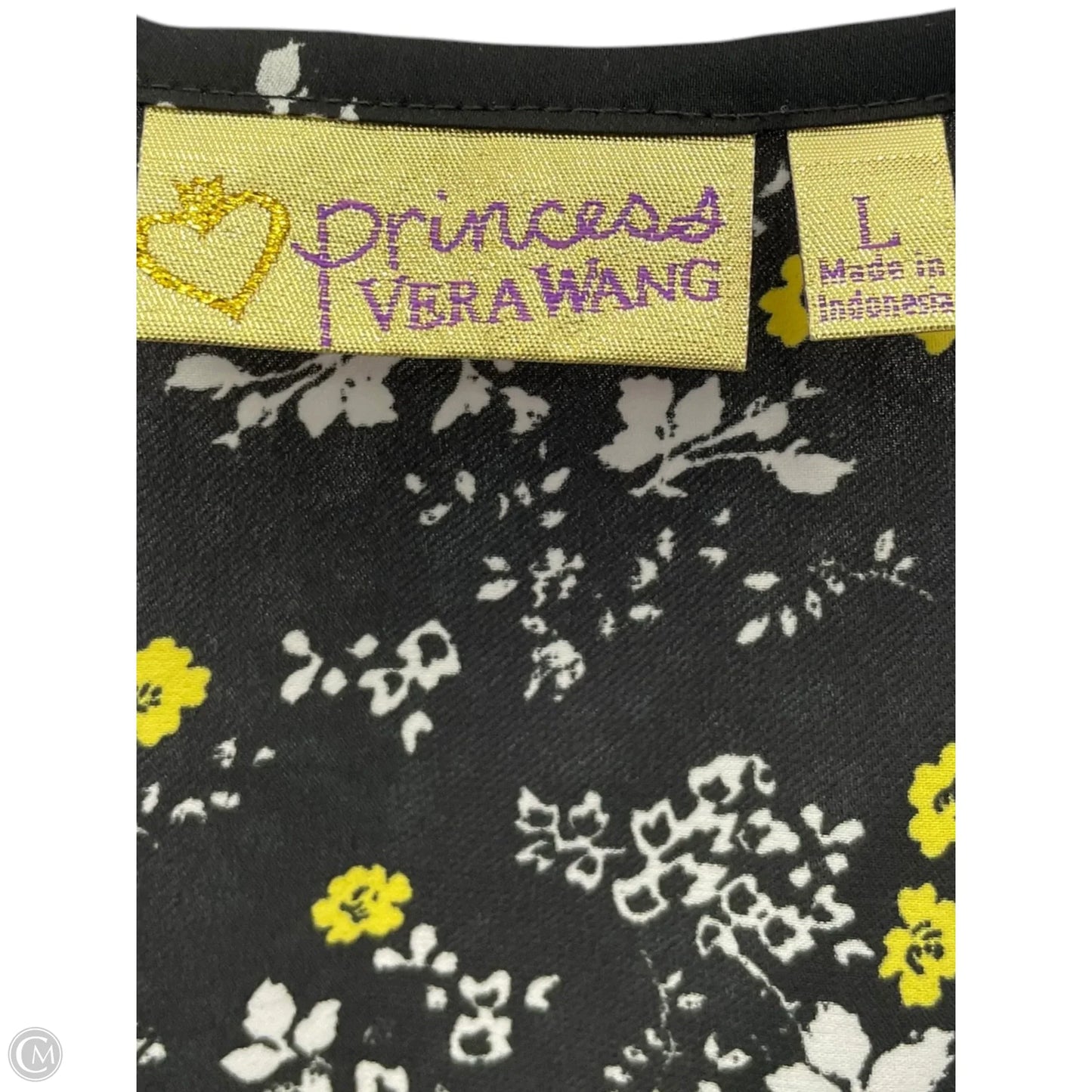 Tank Top Designer By Vera Wang In Floral Print, Size: L