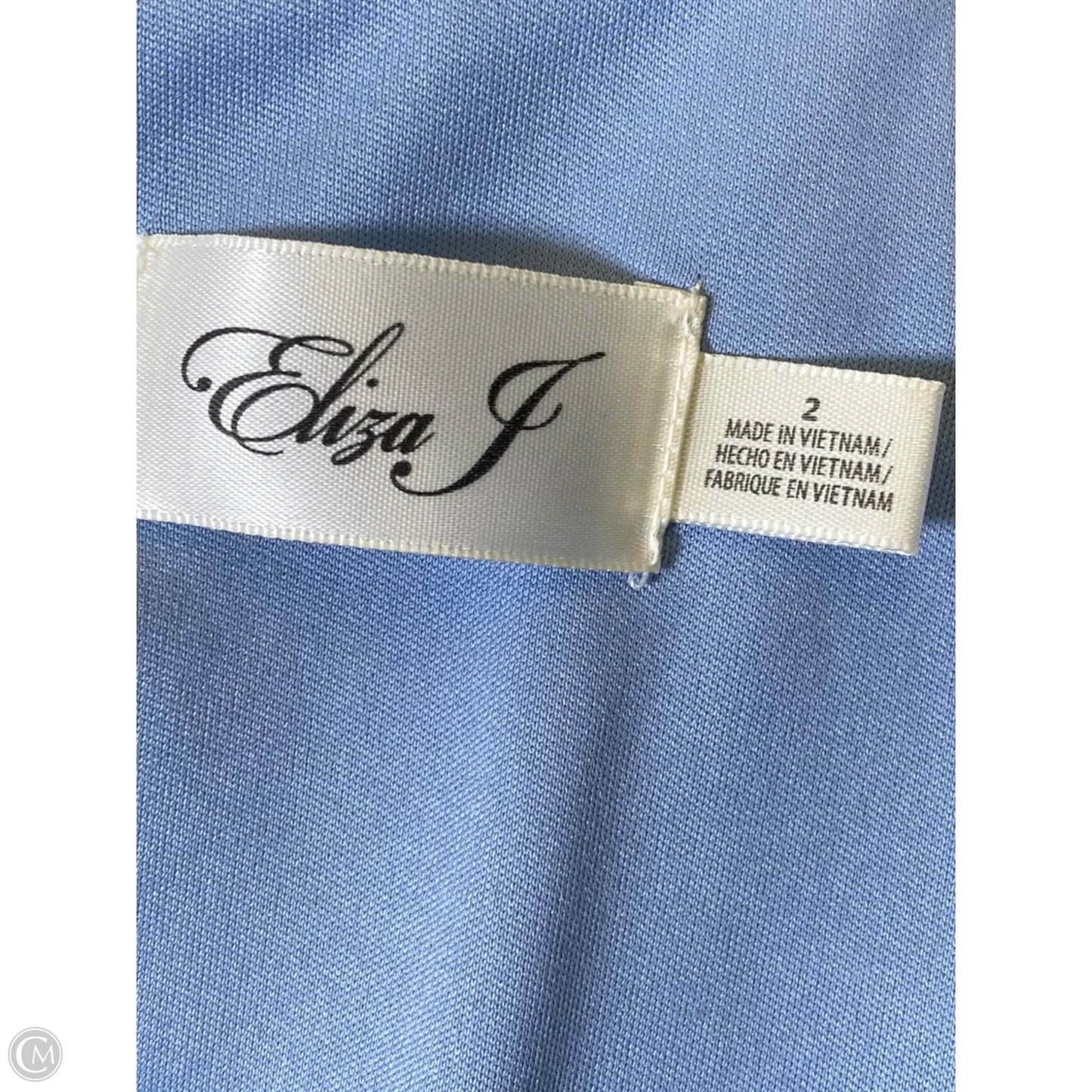 Dress Casual Midi By Eliza J In Blue, Size: Xs