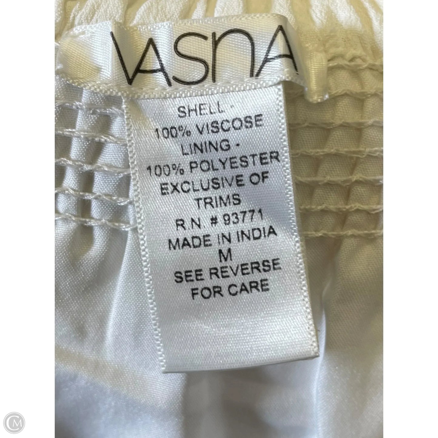 Dress Casual Midi By Clothes Mentor In White, Size: M
