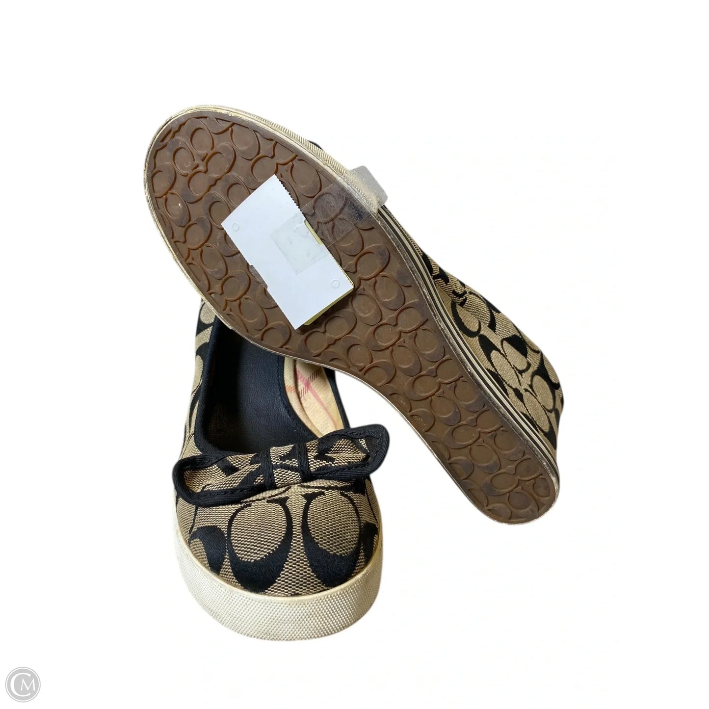 Shoes Designer By Coach In Black & Cream, Size: 10