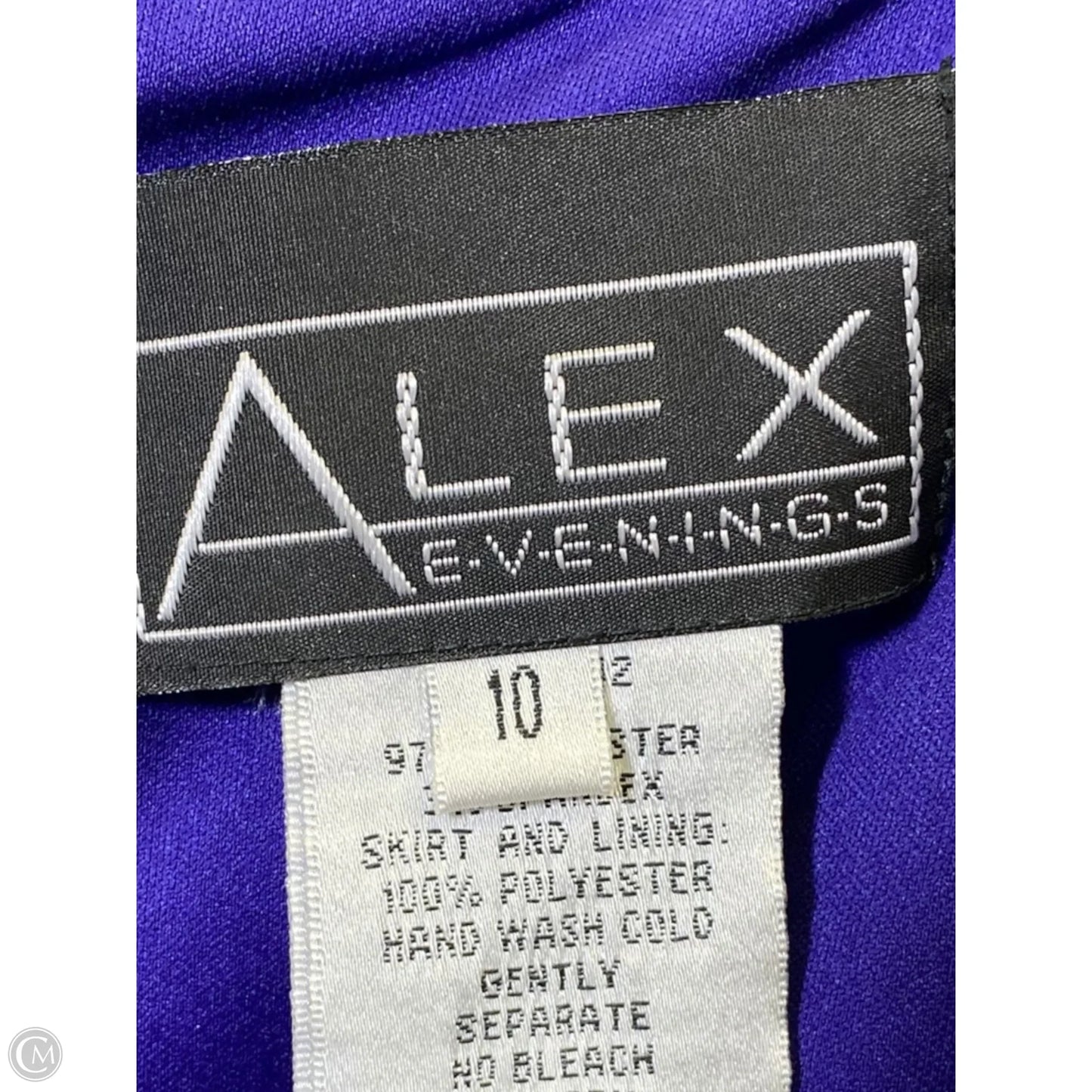 Dress Casual Maxi By Alex Evenings In Purple, Size: M