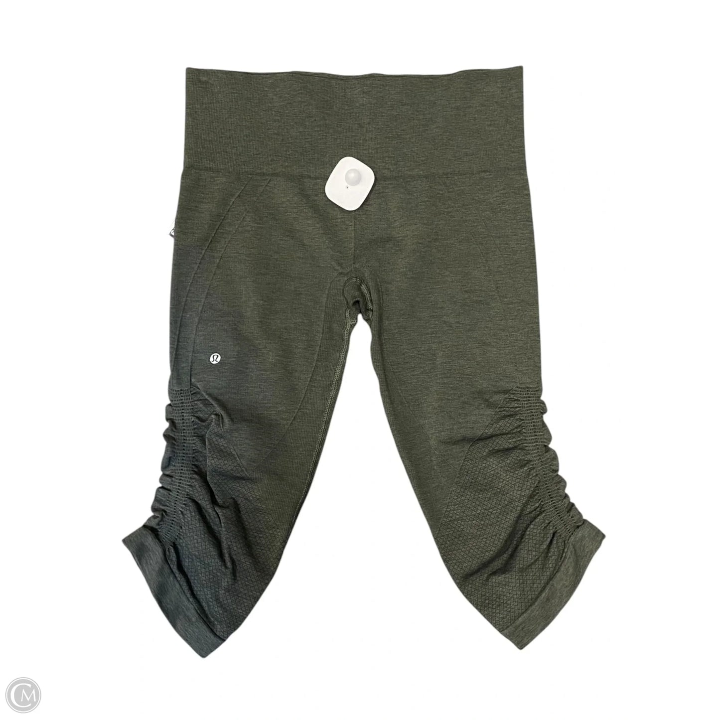 Athletic Capris By Lululemon In Green, Size: Xs