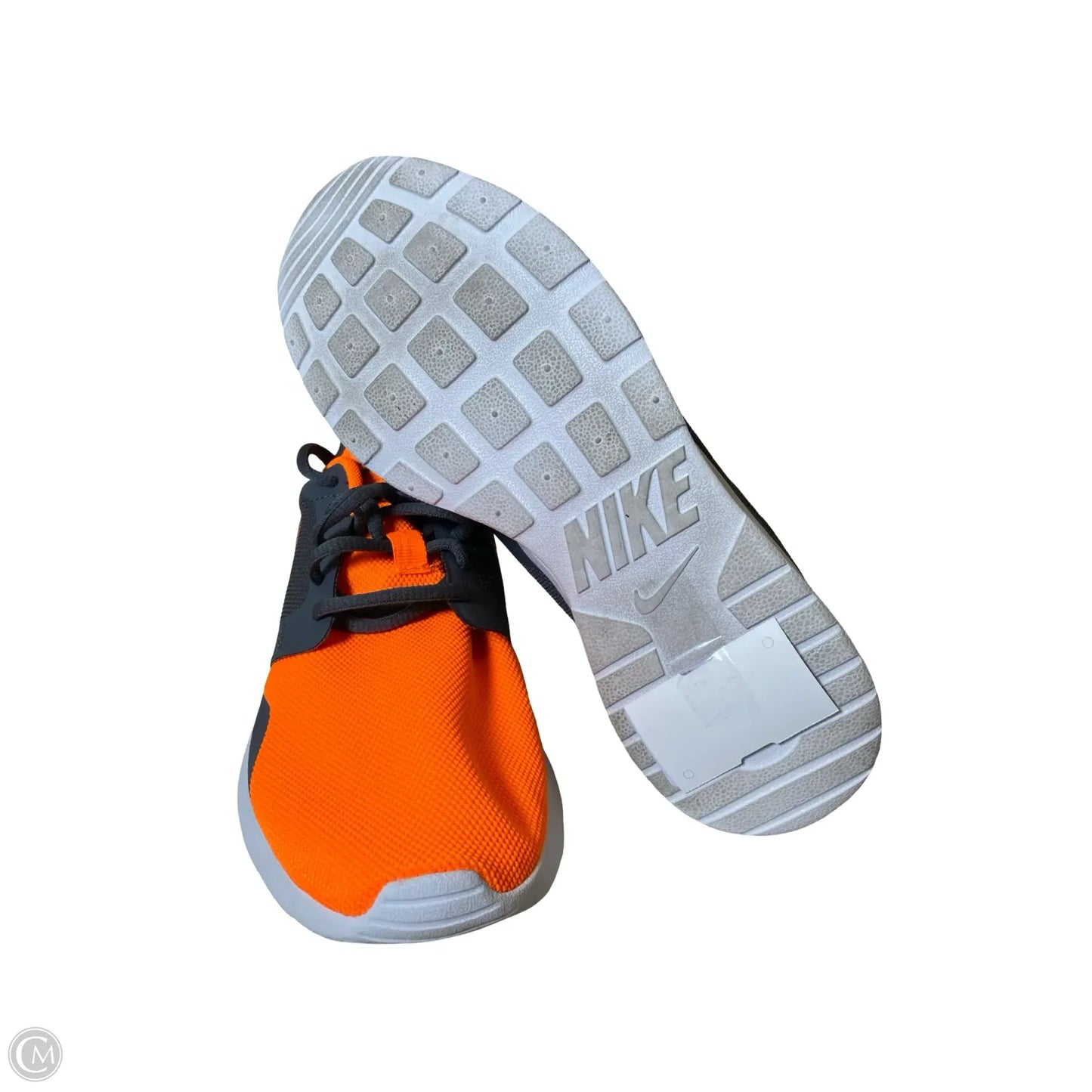 Shoes Athletic By Nike In Grey & Orange, Size: 7.5