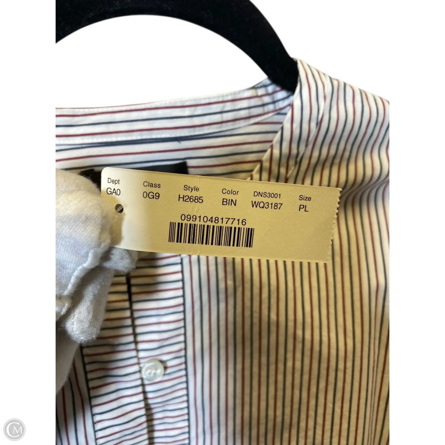 Top Long Sleeve By J. Crew In Striped Pattern, Size: Lp