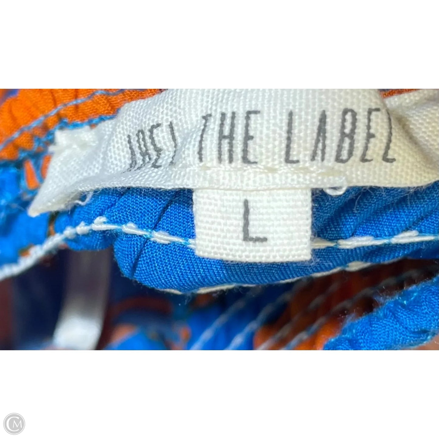 Dress Casual Maxi By Abel The Label In Blue & Orange, Size: L