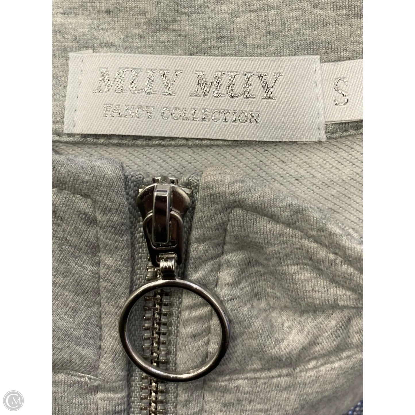 Top Short Sleeve By Clothes Mentor In Blue & Grey, Size: S