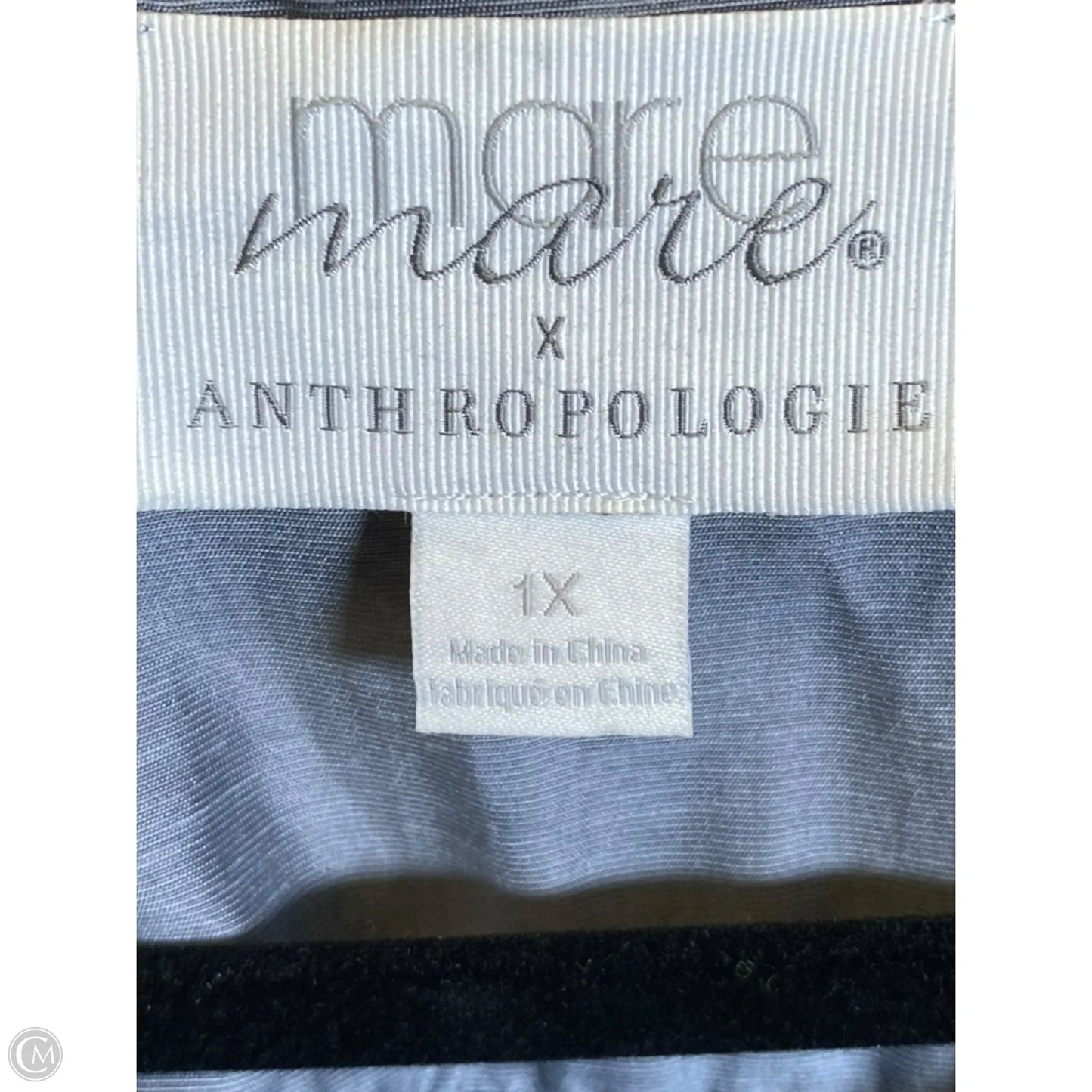 Dress Casual Maxi By Anthropologie In Grey, Size: 1x