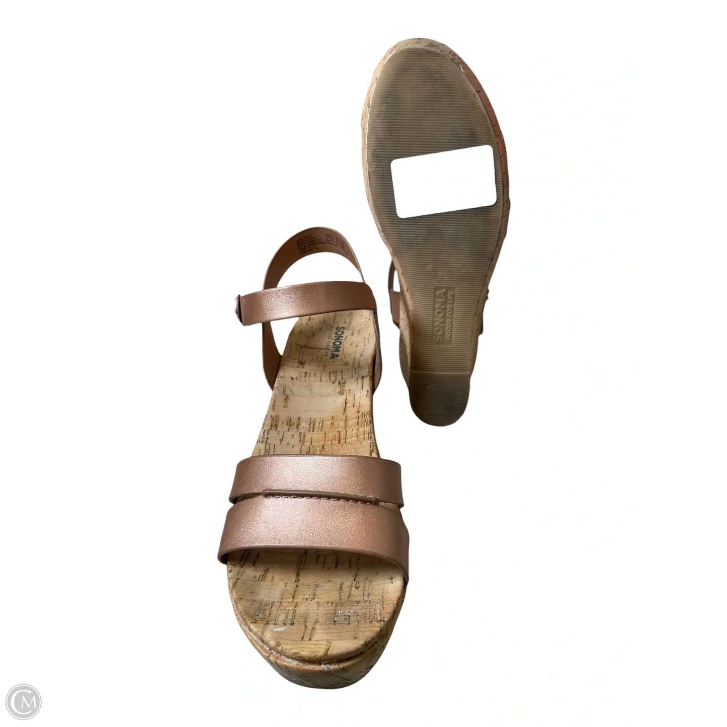 Shoes Heels Platform By Sonoma In Tan, Size: 9