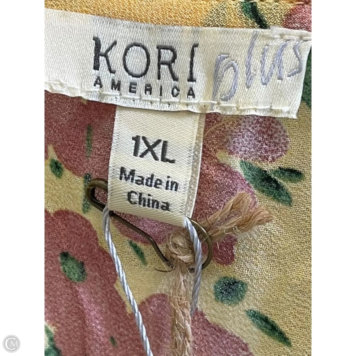 Dress Casual Midi By Kori America In Floral Print, Size: 1x