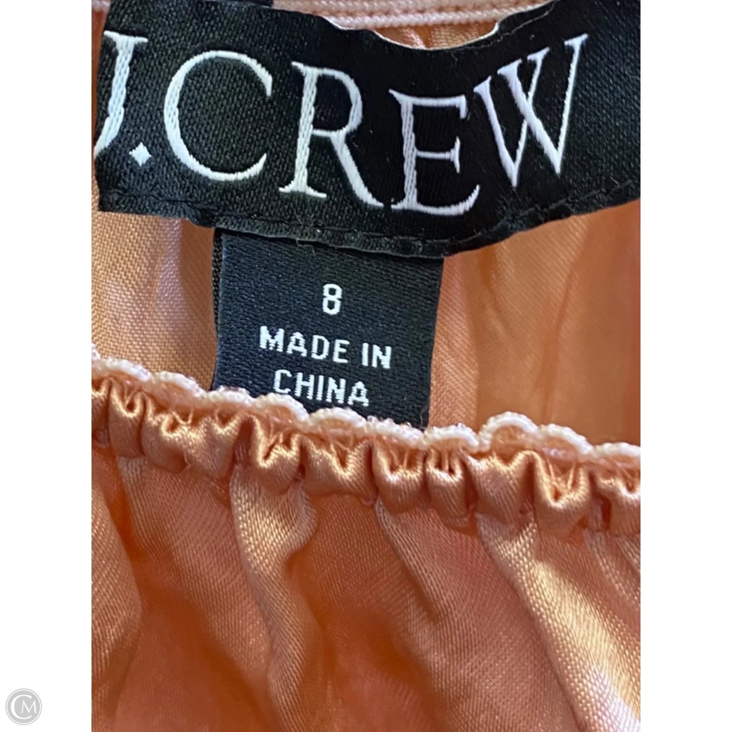 Dress Casual Midi By J. Crew In Peach, Size: 8