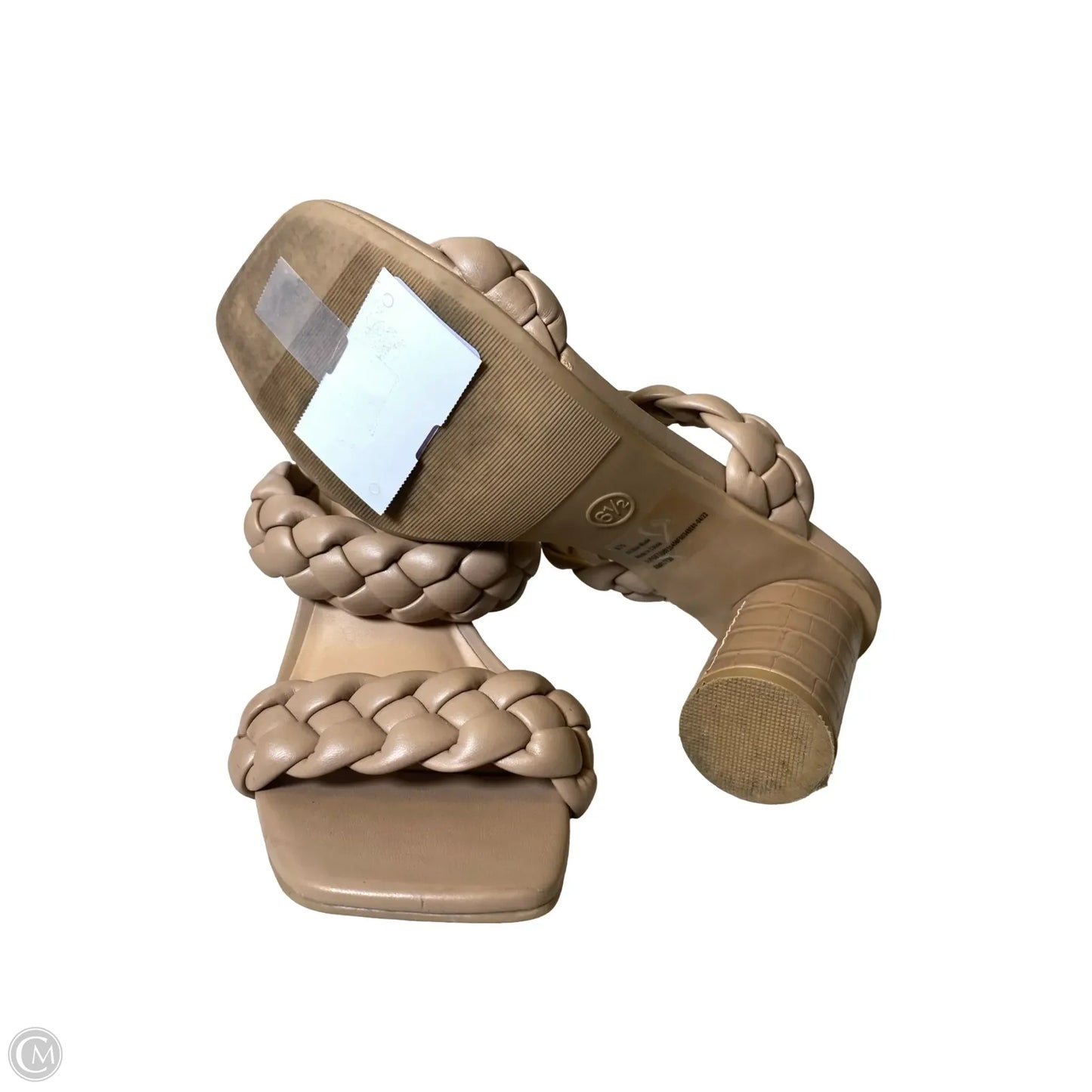 Shoes Heels Block By A New Day In Beige, Size: 6.5