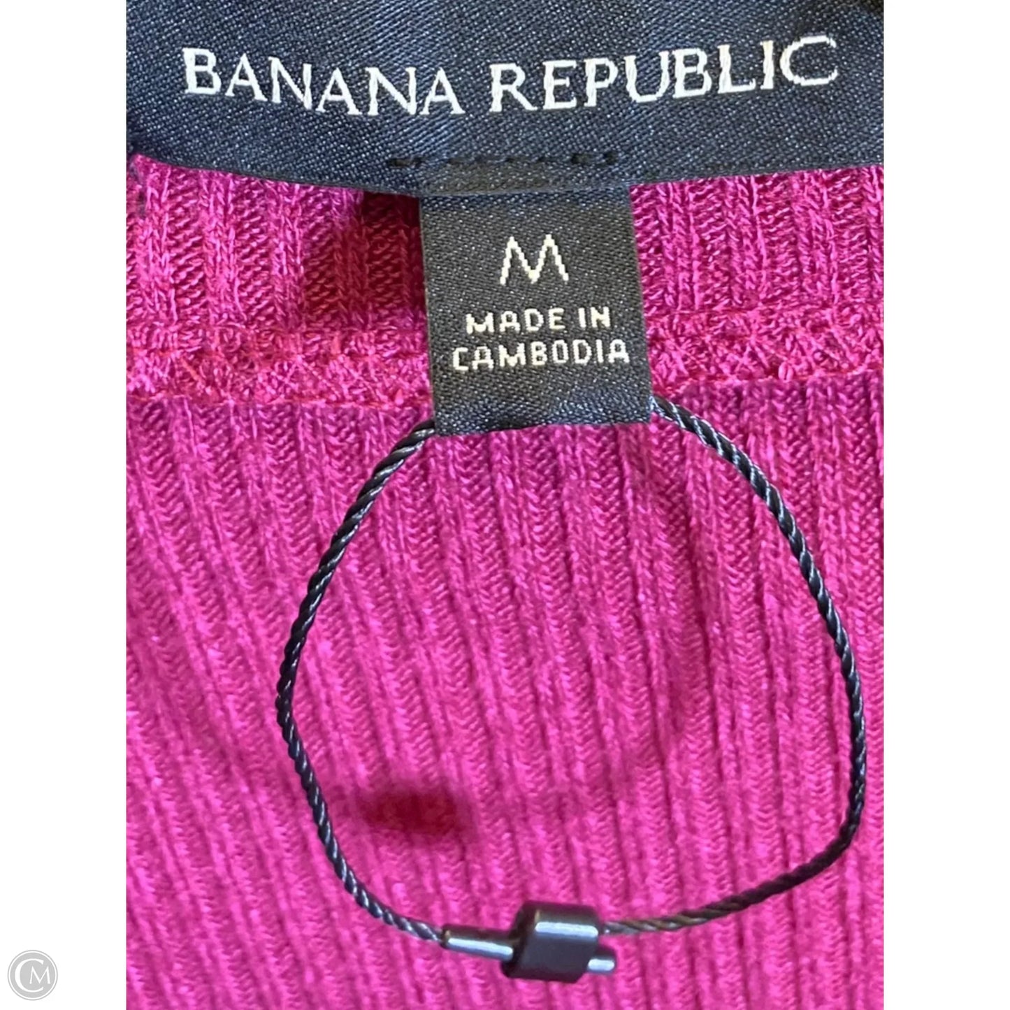 Top Long Sleeve By Banana Republic In Pink, Size: M