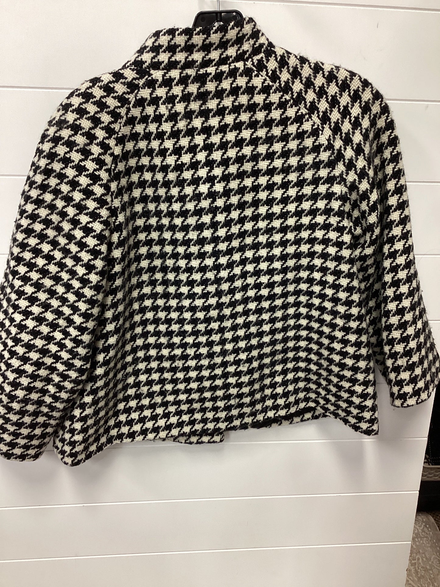 Coat Peacoat By Banana Republic In Black & Brown, Size:Xs