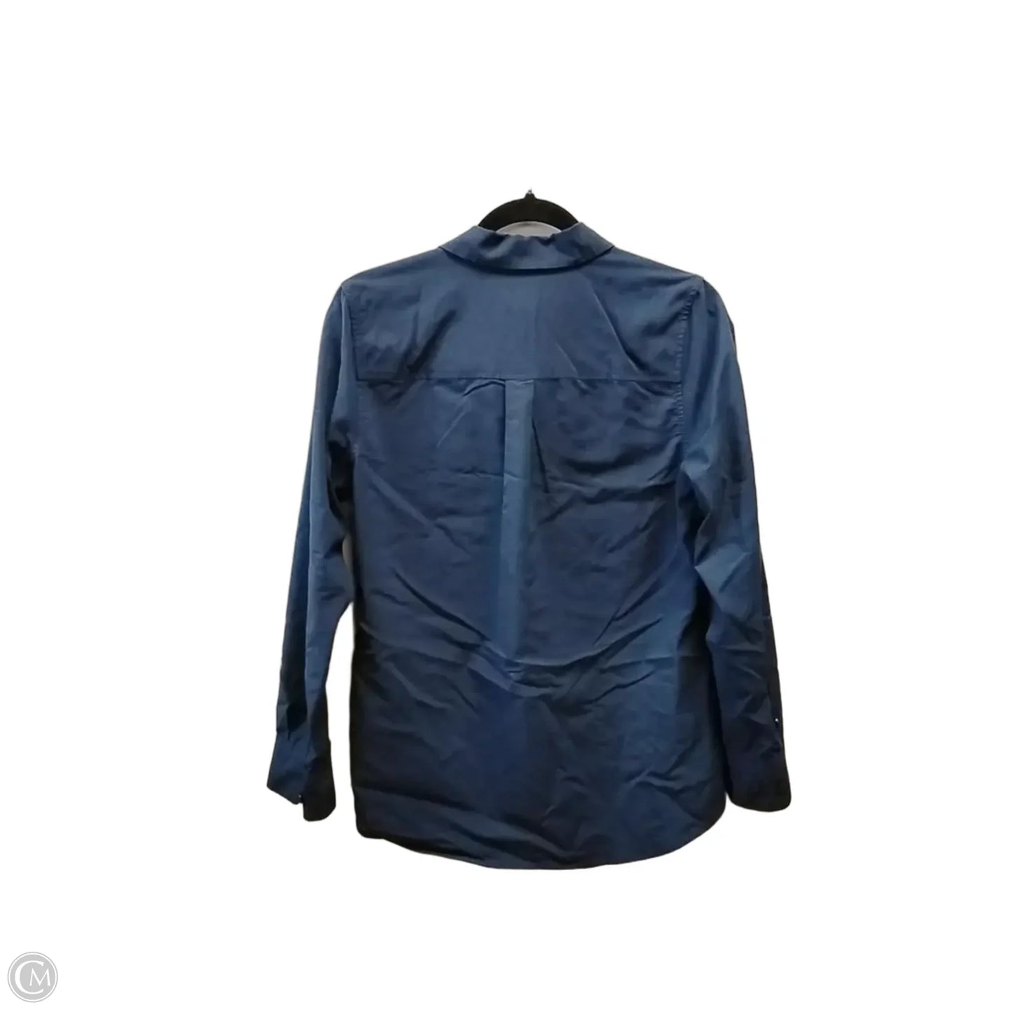 Blouse Long Sleeve By Chicos In Blue, Size: S
