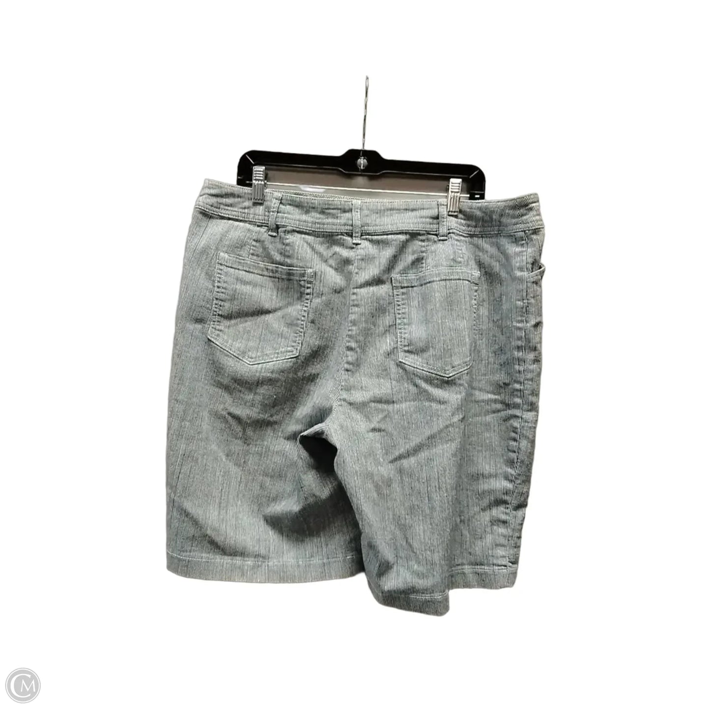 Shorts By Chicos In Striped Pattern, Size: Xl