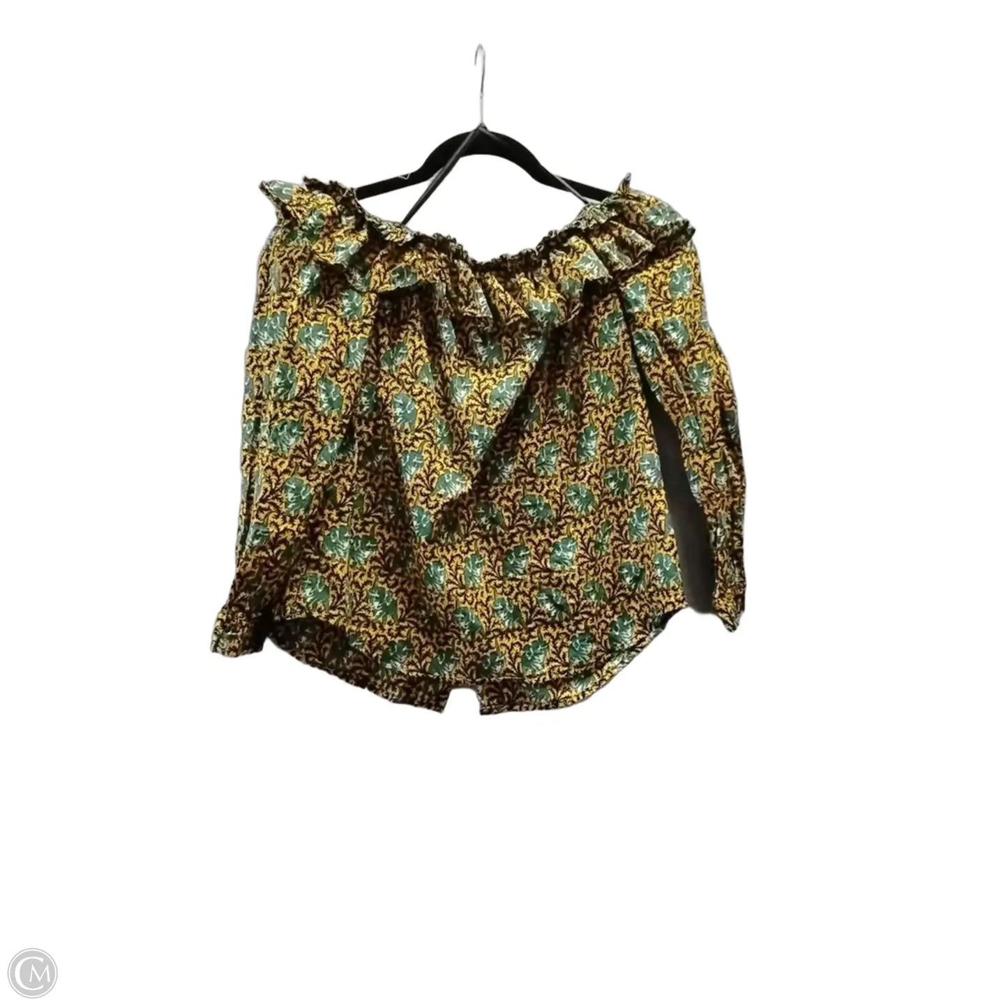 Top Long Sleeve By J. Crew In Floral Print, Size: S