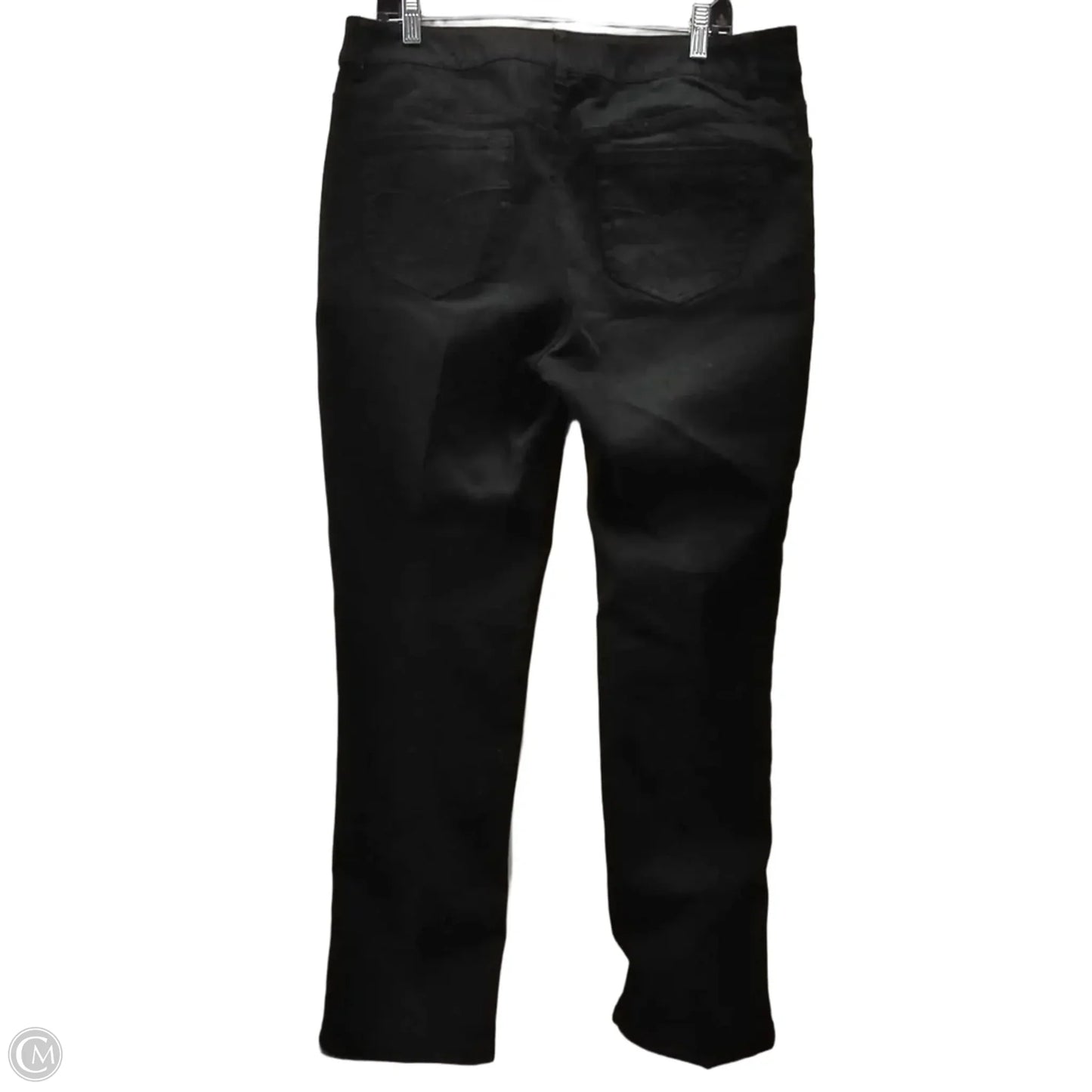 Jeans Straight By Chicos In Black, Size: 12