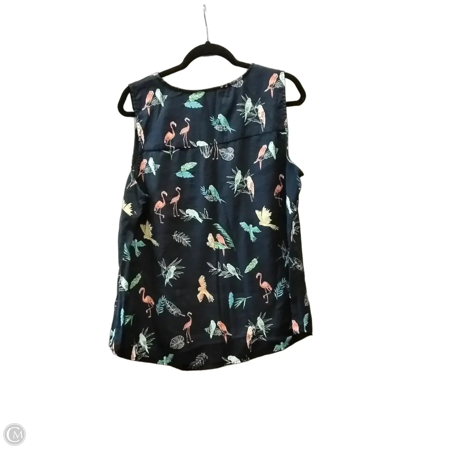 Top Sleeveless By Christopher And Banks In Animal Print, Size: Xlp