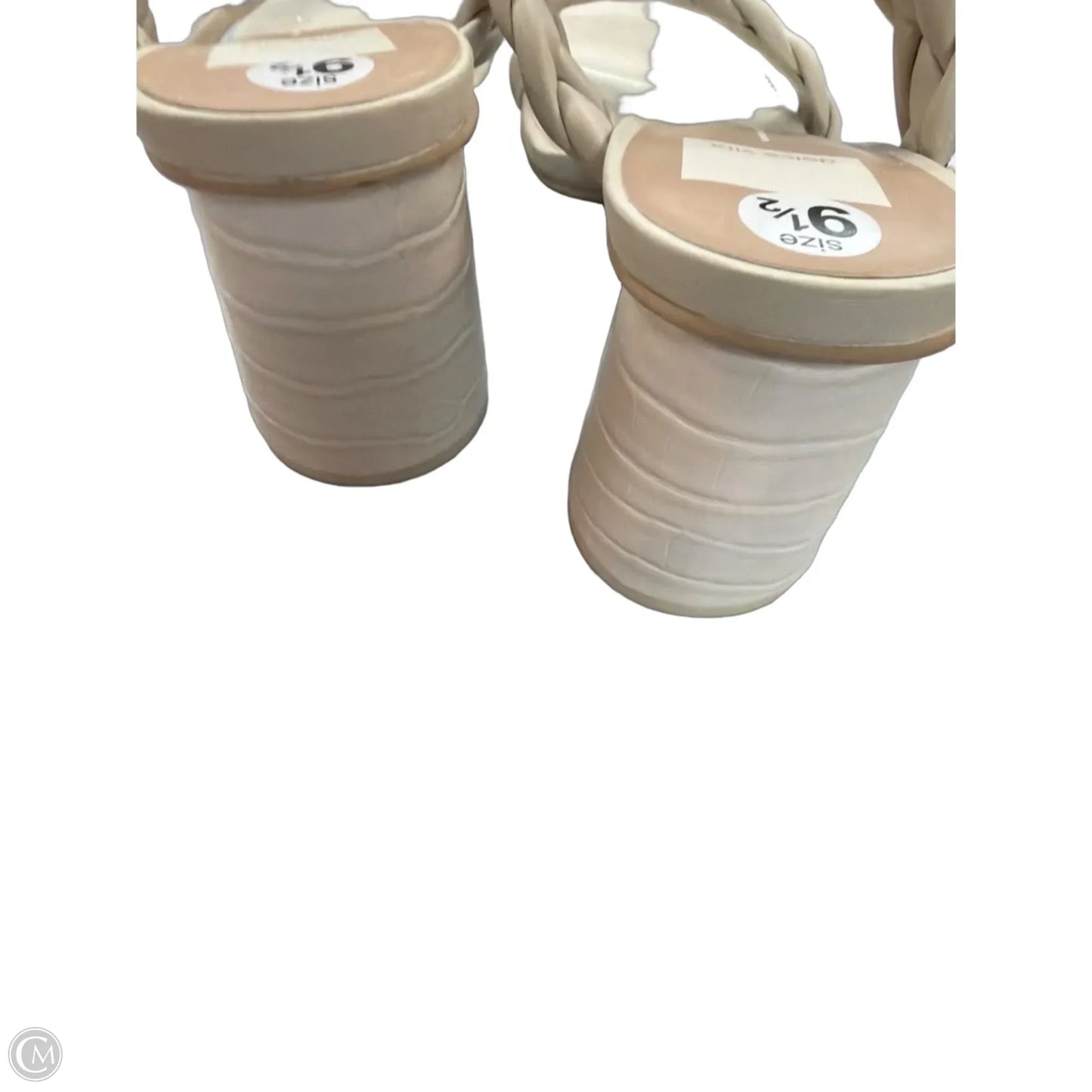 Sandals Heels Block By Dolce Vita In Cream, Size: 9.5
