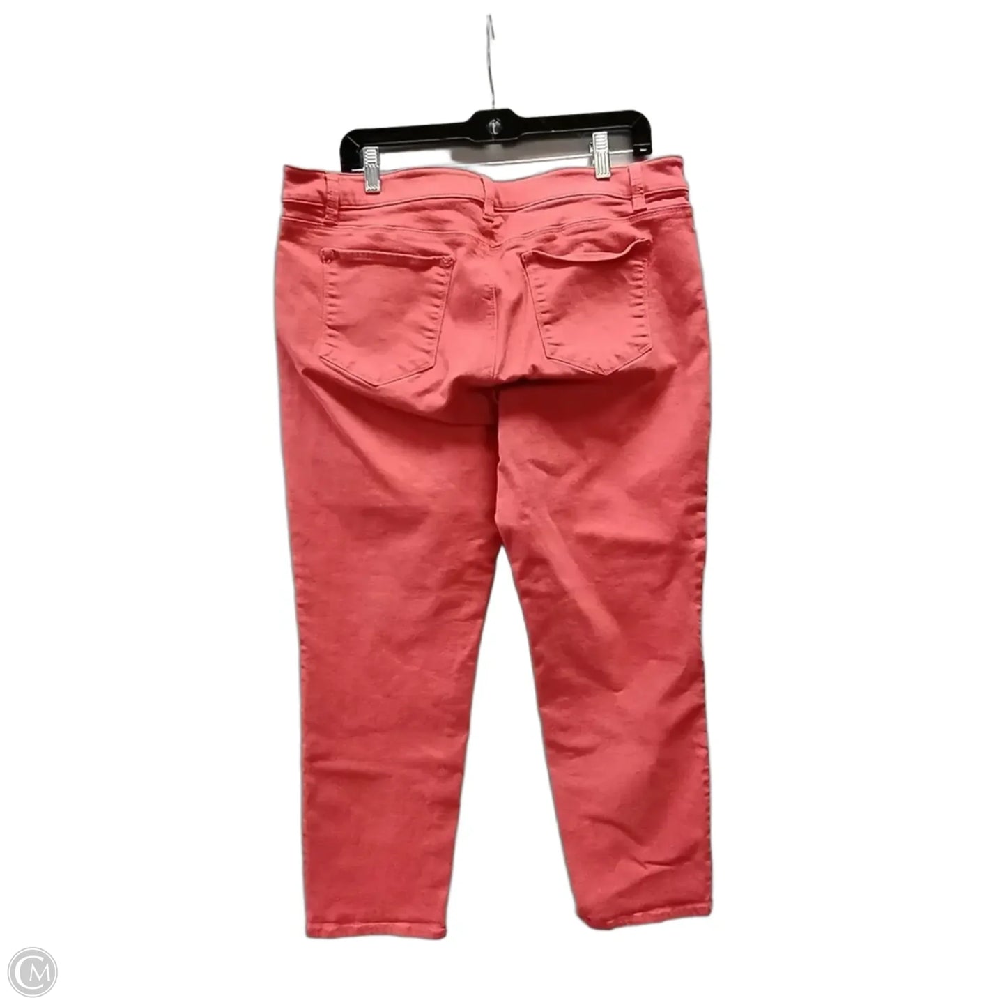 Jeans Straight By Ann Taylor In Orange, Size: 14