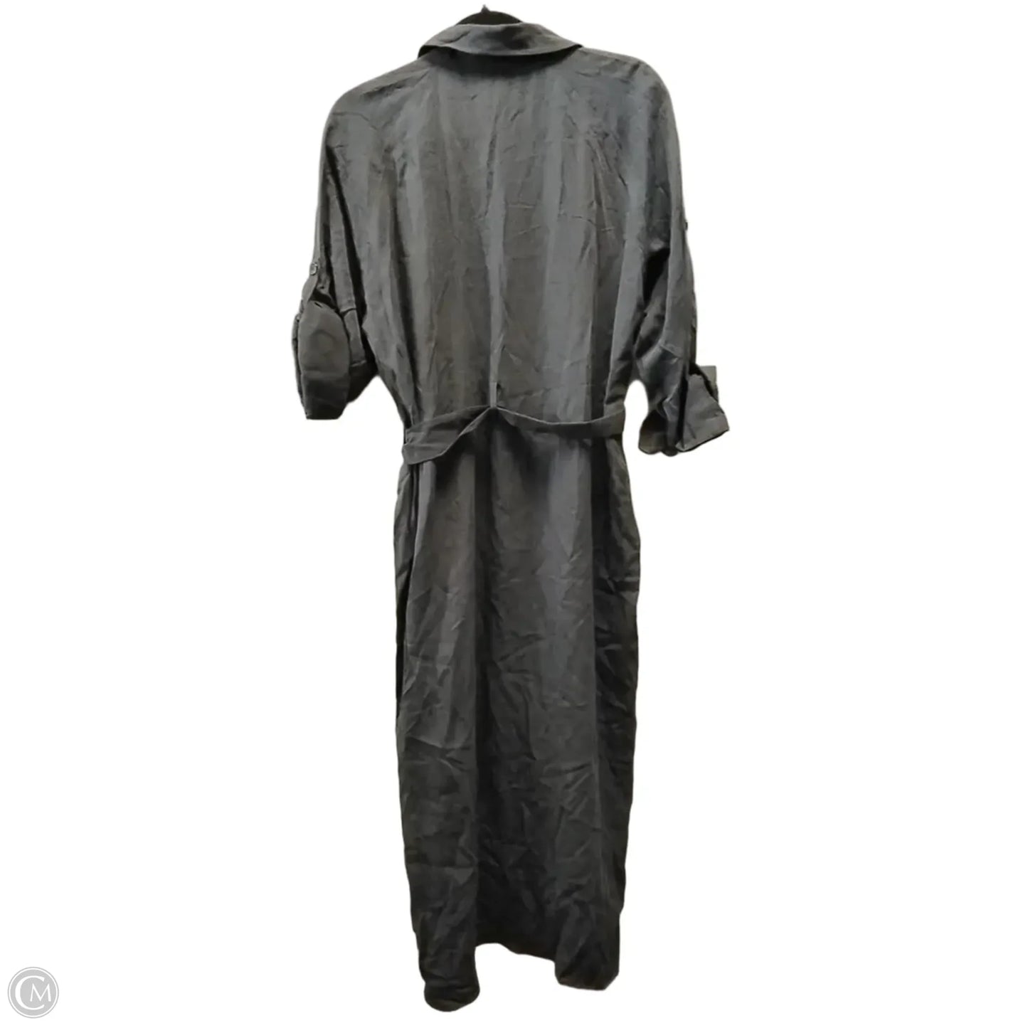Dress Casual Maxi By Topshop In Grey, Size: 6