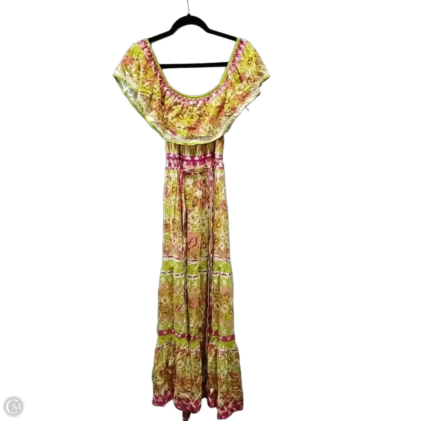 Dress Casual Maxi By Flying Monkey In Floral Print, Size: S