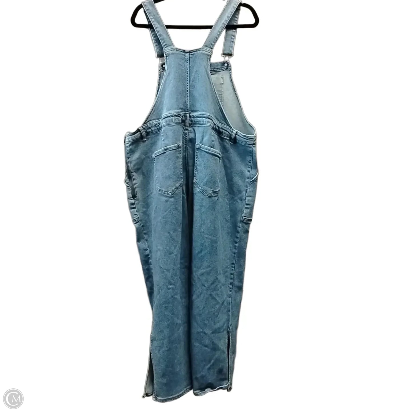 Overalls By Ava & Viv In Blue Denim, Size: 2x