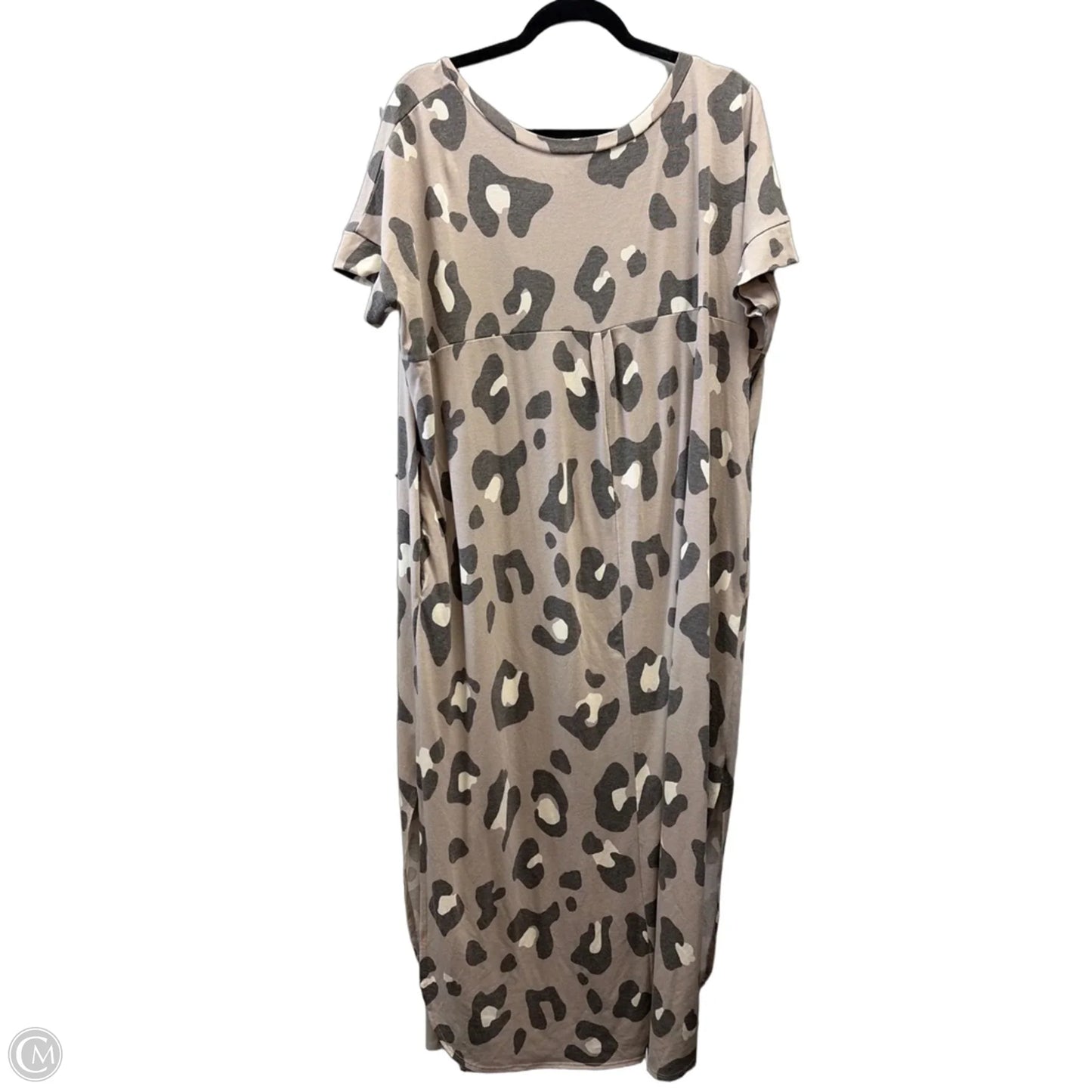 Dress Casual Maxi By Zenana In Leopard Print, Size: 1x