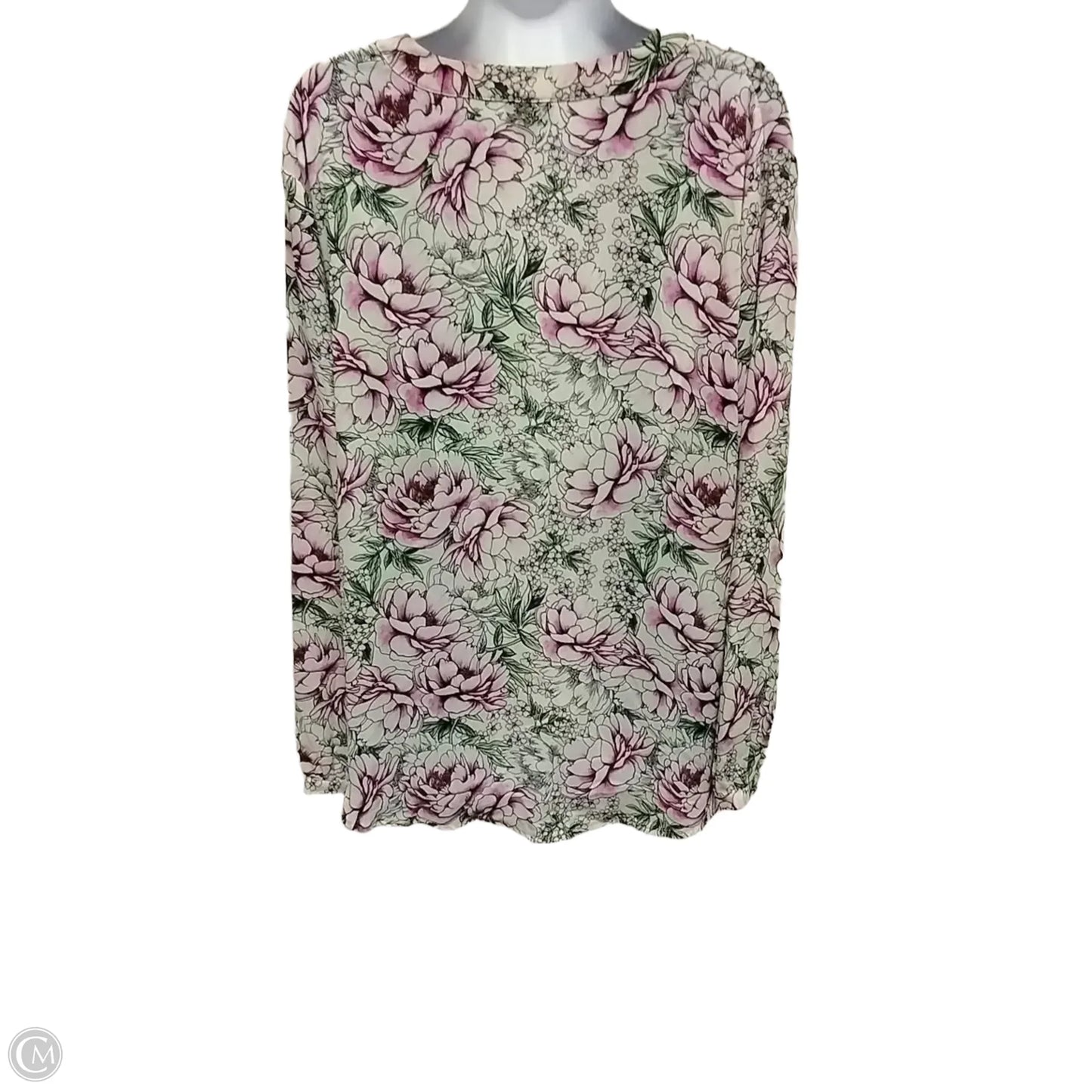 Blouse Short Sleeve By Torrid In Floral Print, Size: 2x