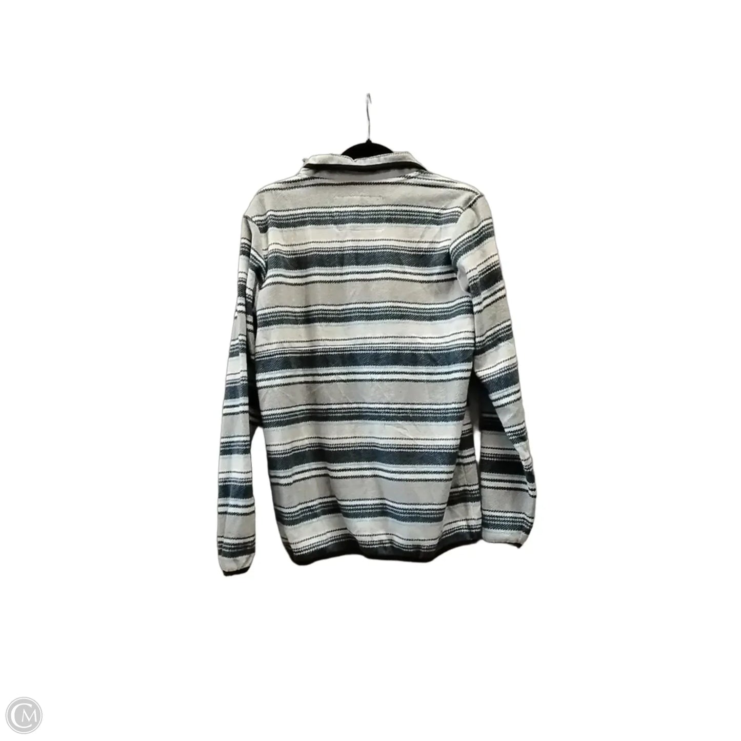 Sweatshirt Collar By Sts Blue In Blue & White, Size: S