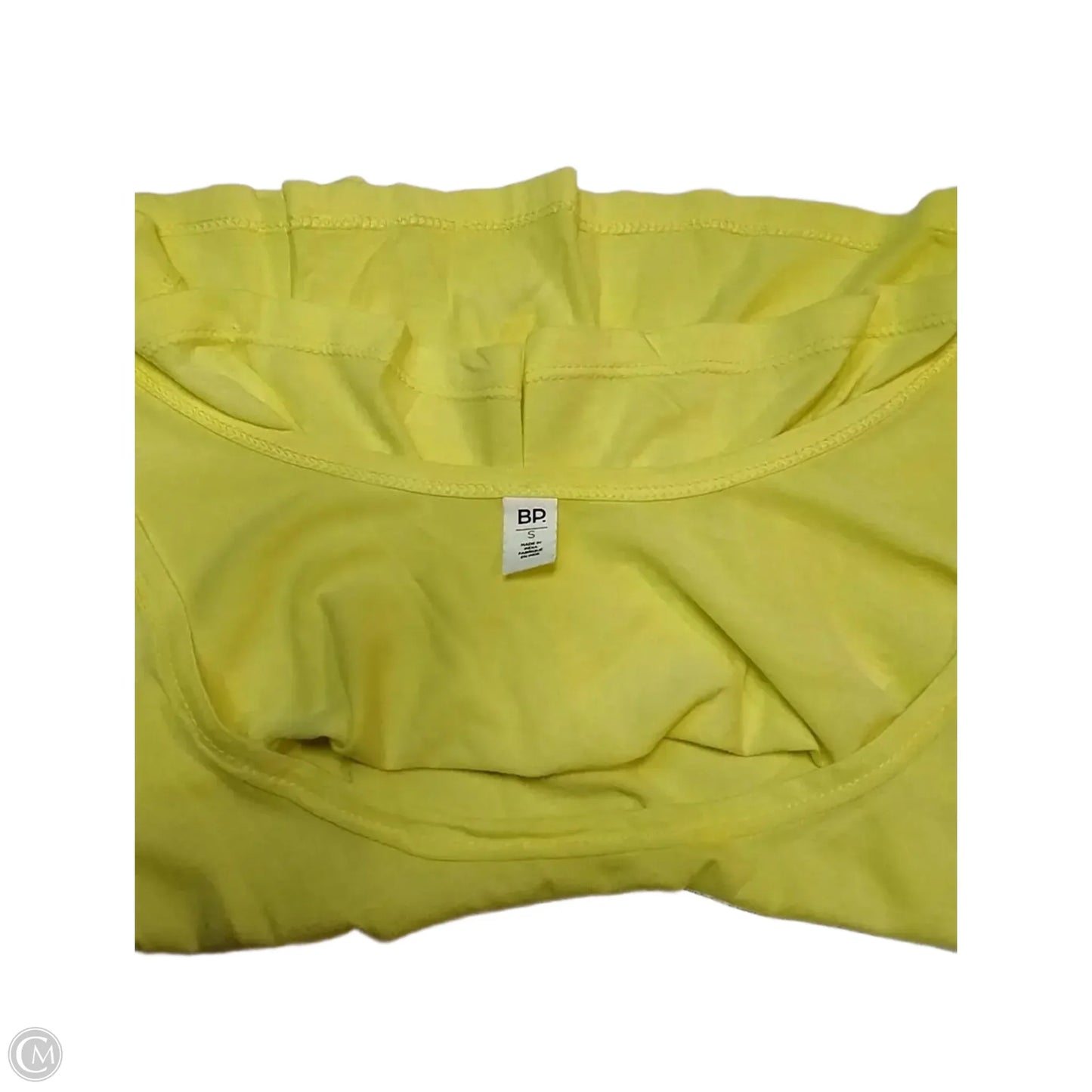 Tank Top By Bp In Yellow, Size: S