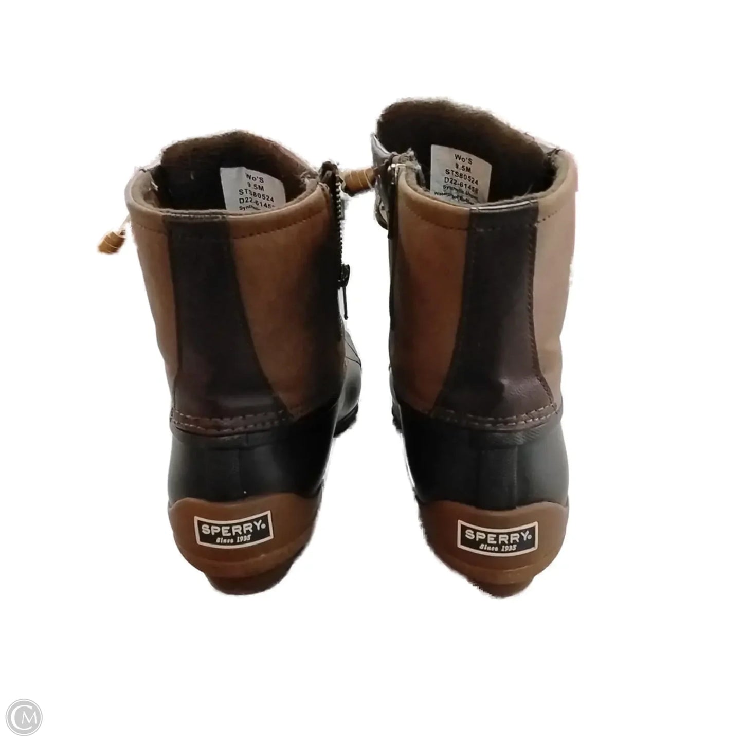Boots Snow By Sperry In Black & Brown, Size: 9.5