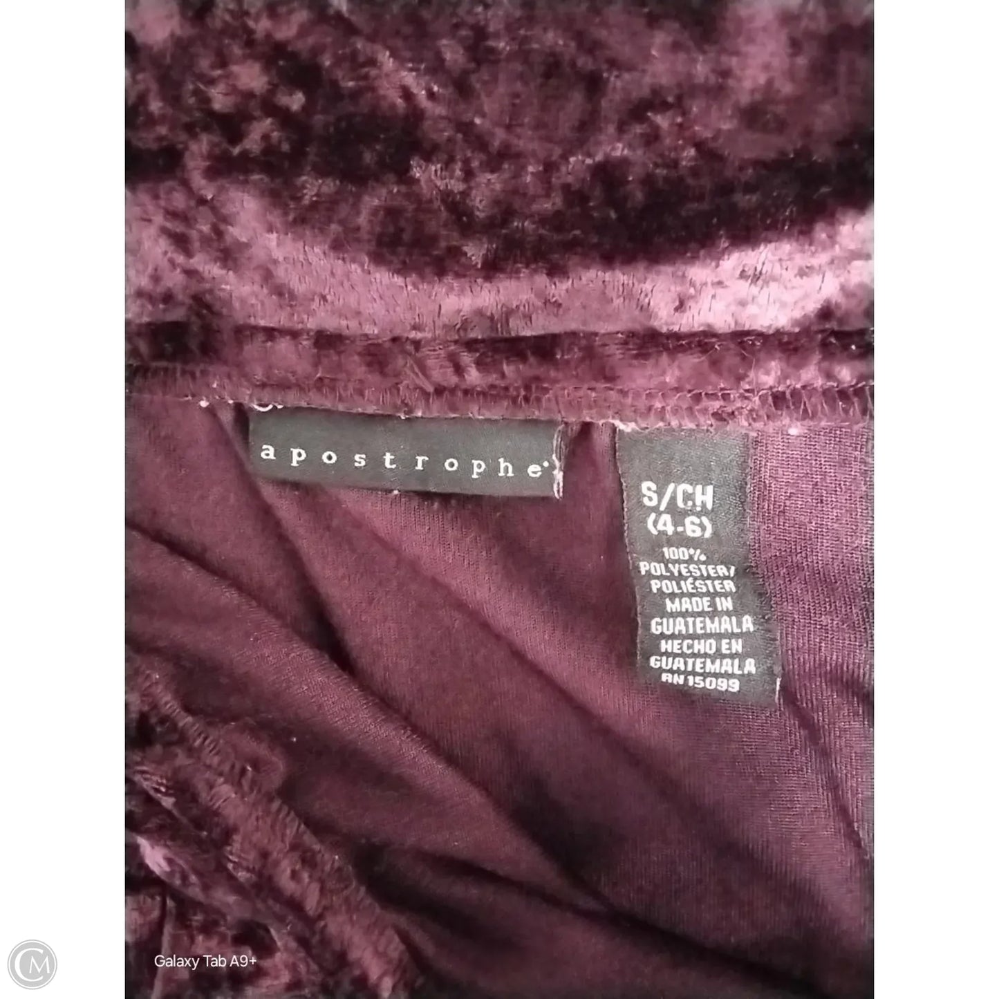 Skirt Mini & Short By Apostrophe In Purple, Size: S