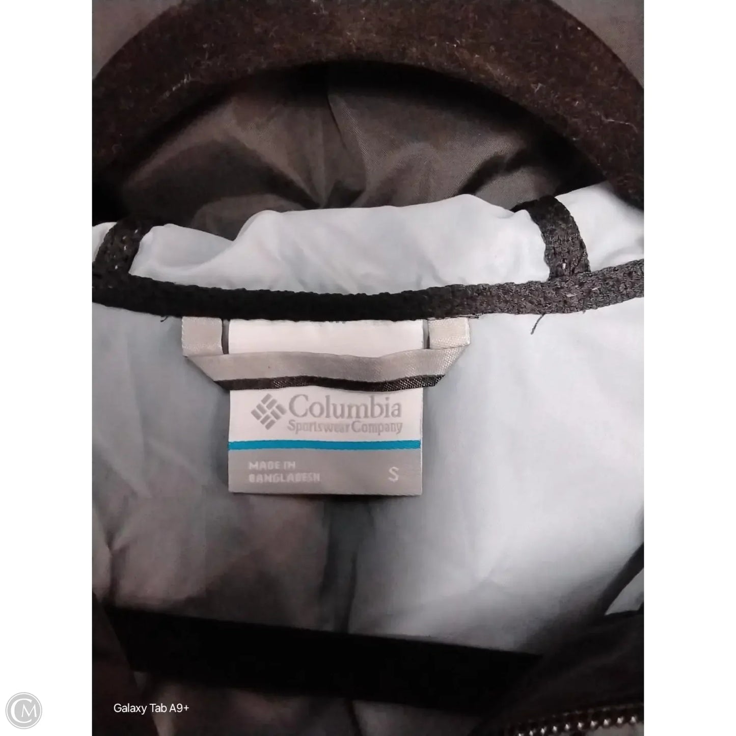 Jacket Windbreaker By Columbia In Black, Size: S