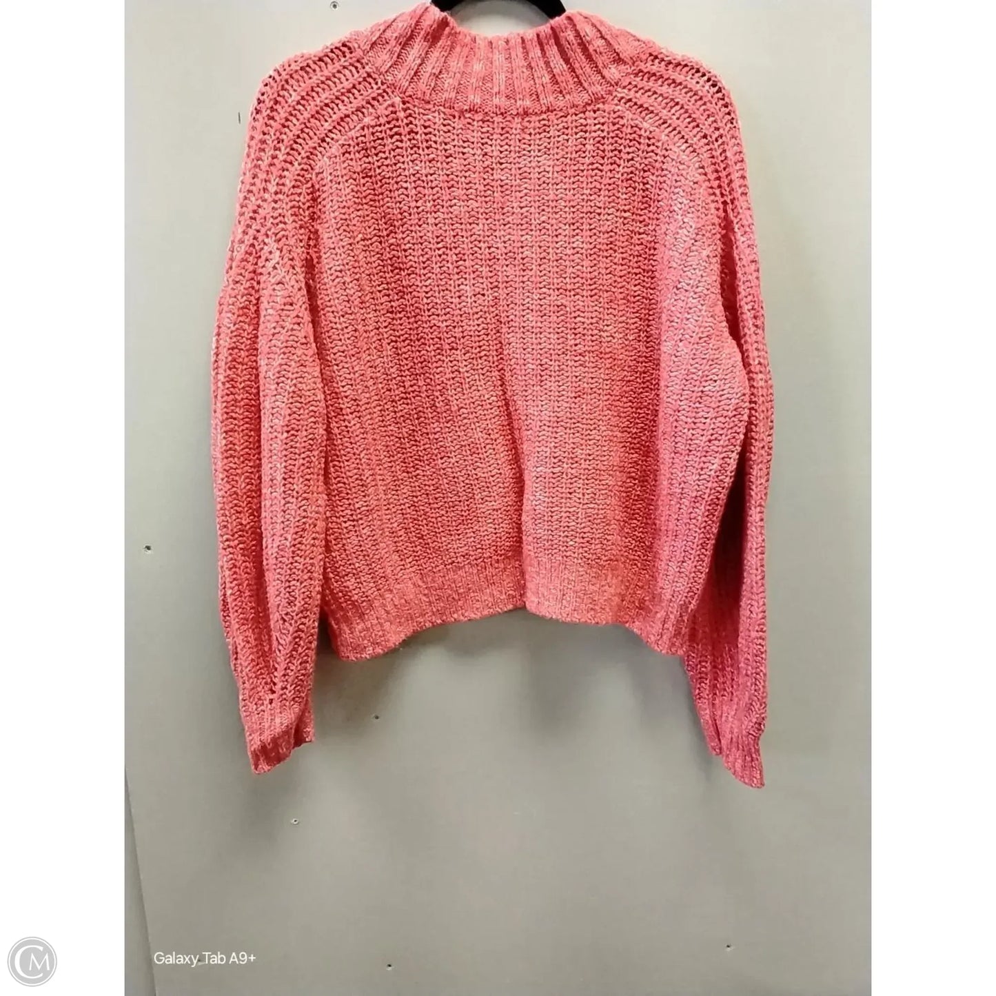 Sweater By Anthropologie In Orange, Size: L